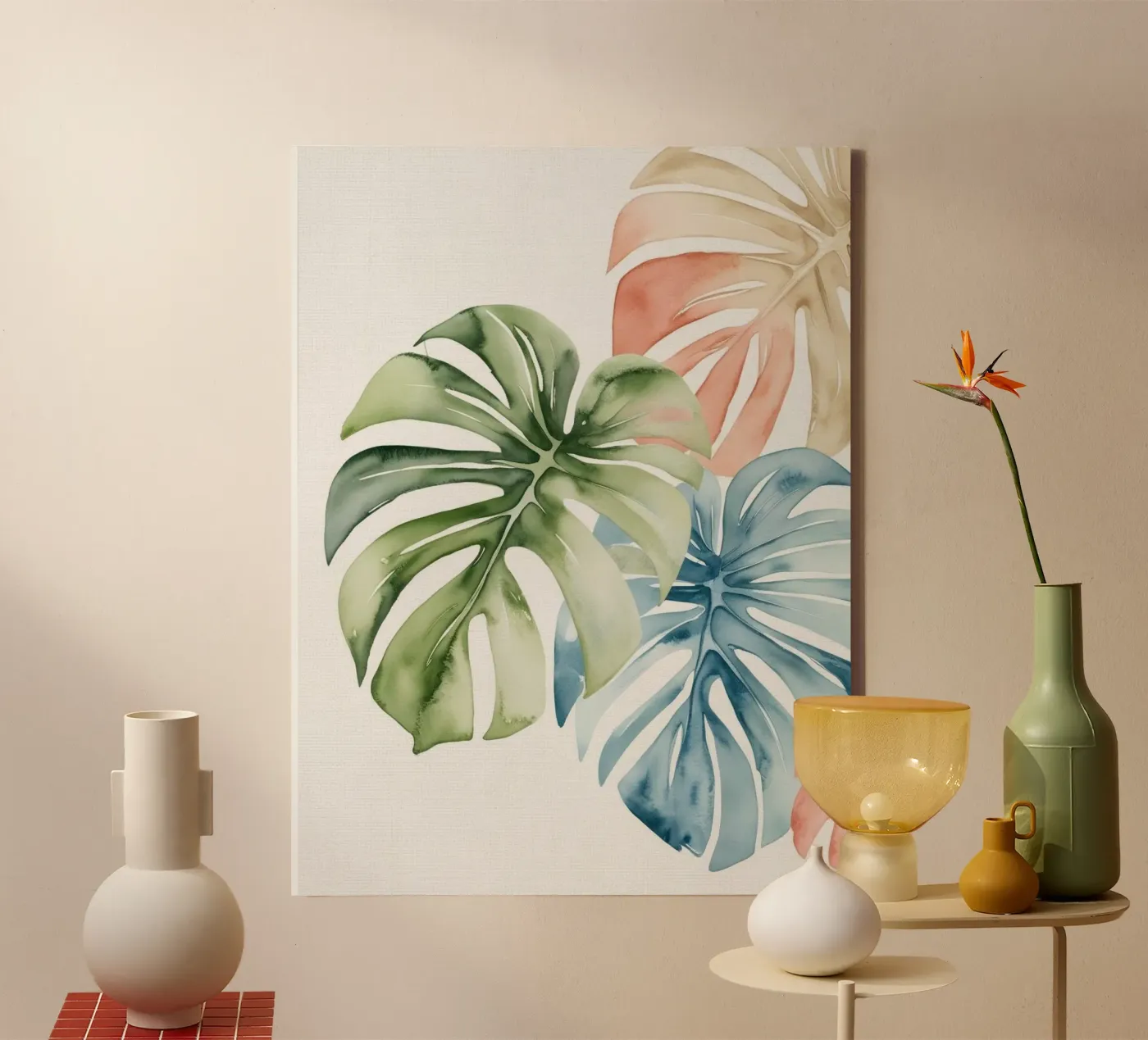 Monstera Magic tela da Artsy Vibes