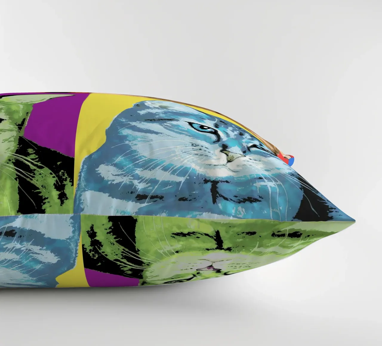 Pop-Art Cats 😻 cuscino da Happy 😃 Art 🎨 by Christine Schnoell