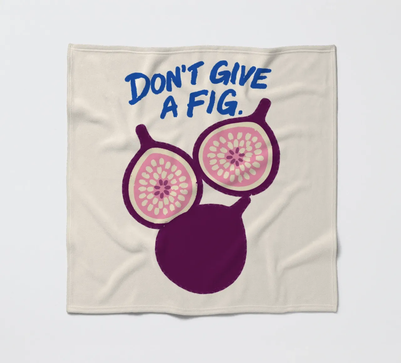Fruit with Attitude coperta in pile da QuooodZ by MooodzArt