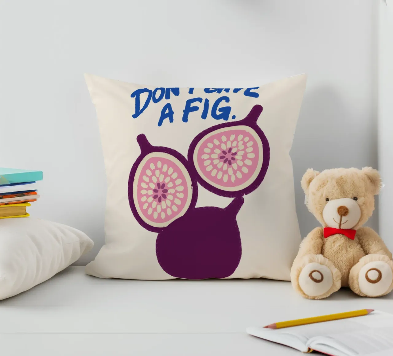 Fruit with Attitude cuscino da QuooodZ by MooodzArt