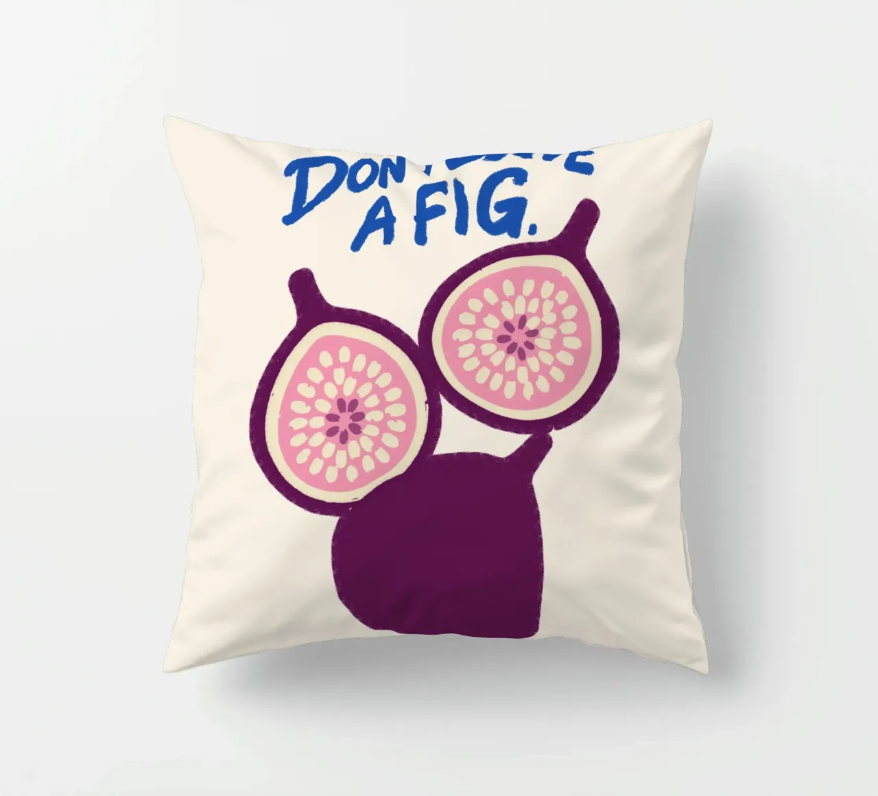 Fruit with Attitude cuscino da QuooodZ by MooodzArt