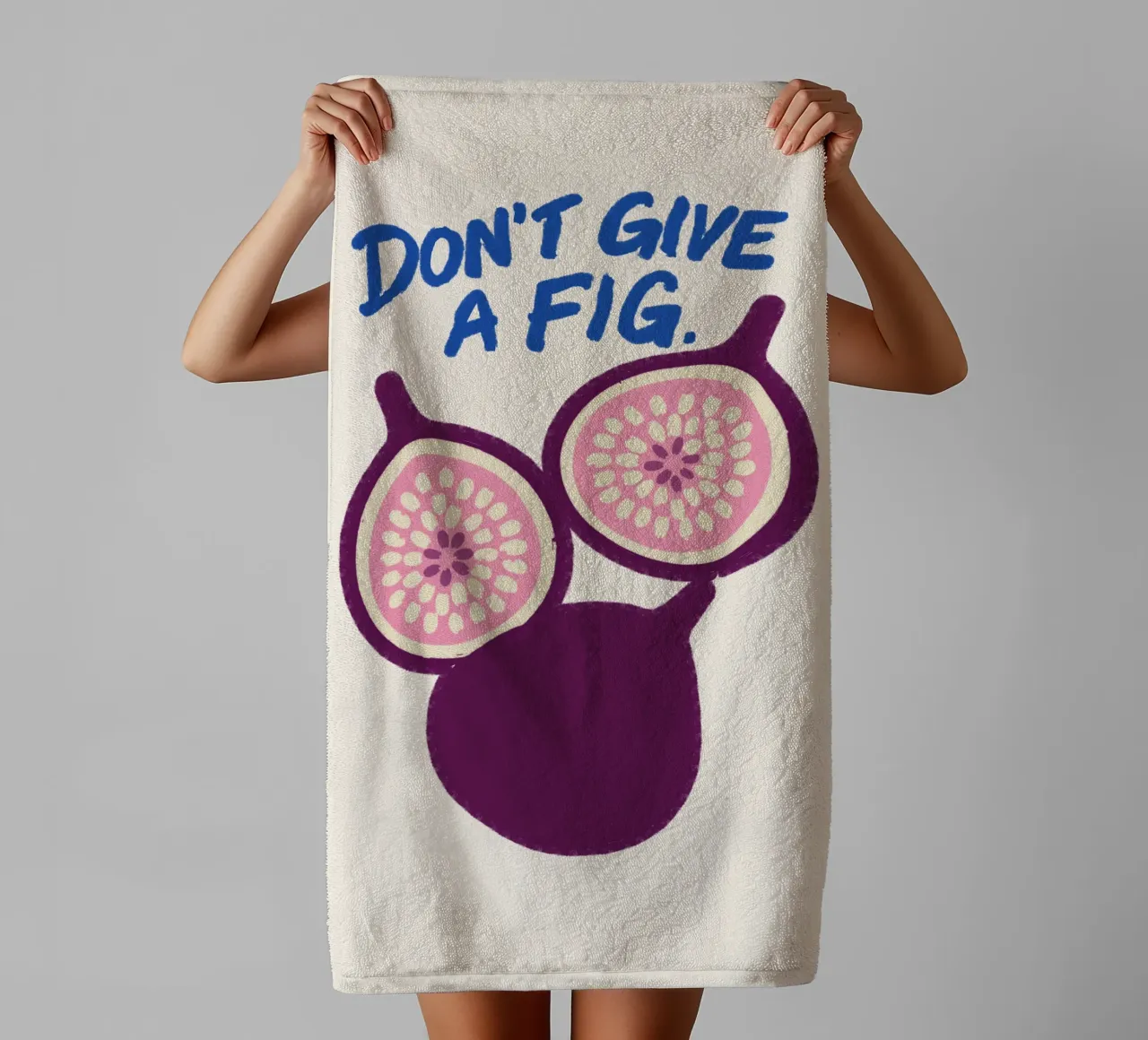 Fruit with Attitude asciugamano da bagno da QuooodZ by MooodzArt