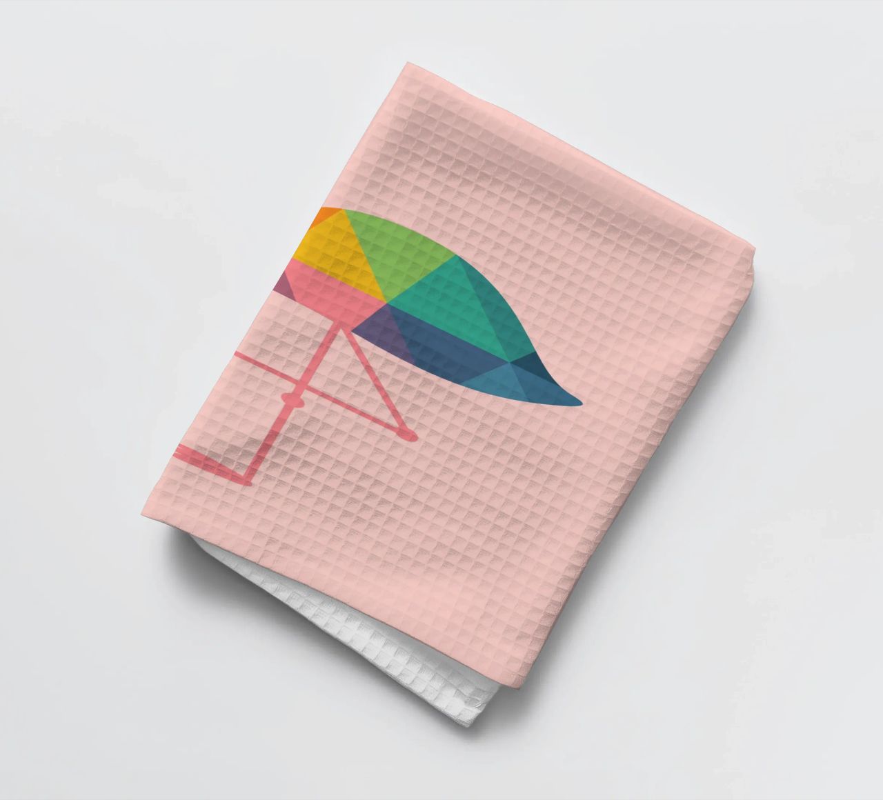 Flamant arc-en-ciel torchon de Andy Westface
