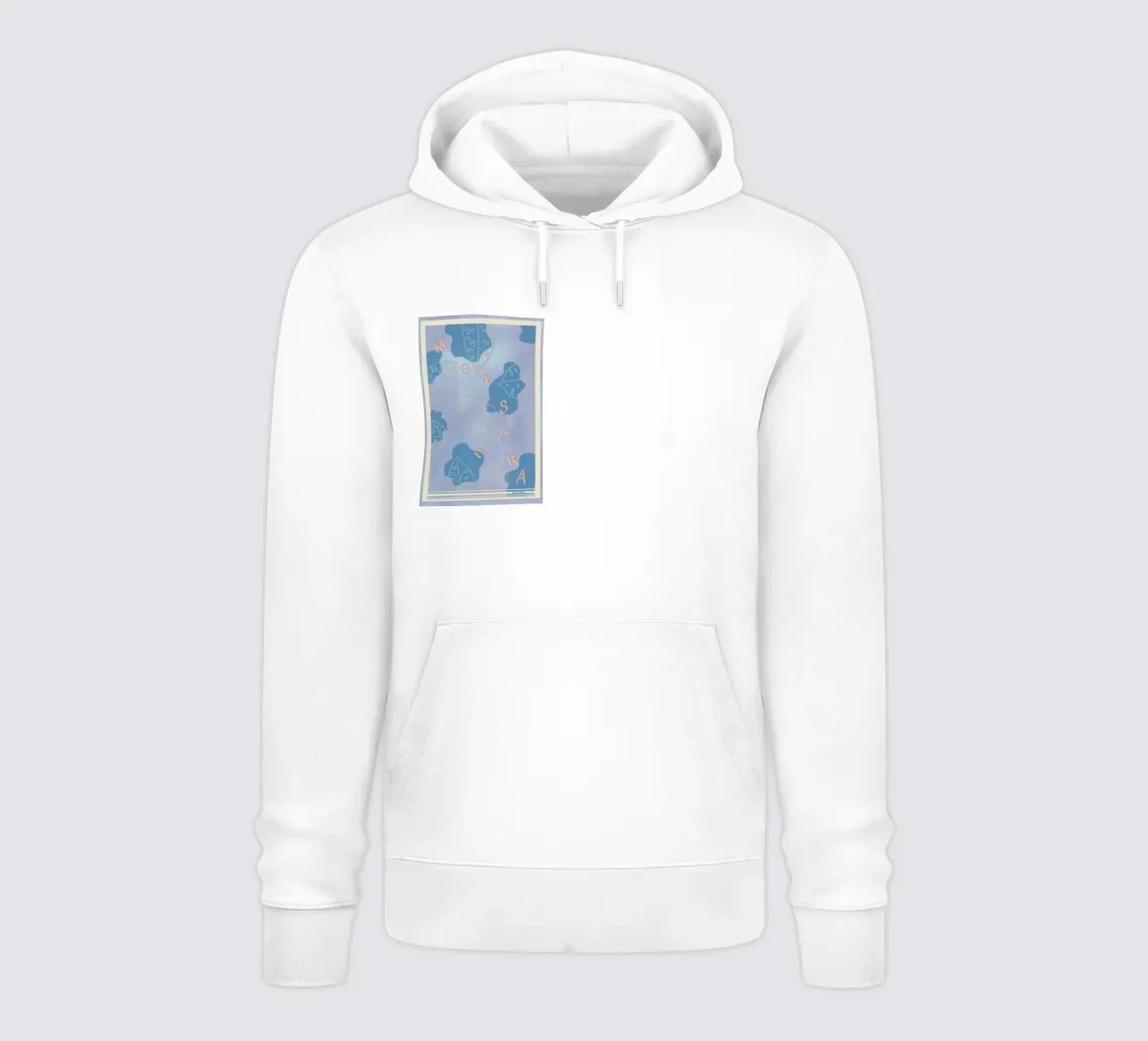 Monstera Liebe felpa con cappuccio da Beeeplan