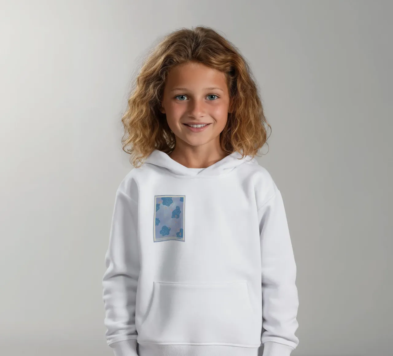 Monstera Liebe felpa bambino con cappuccio da Beeeplan