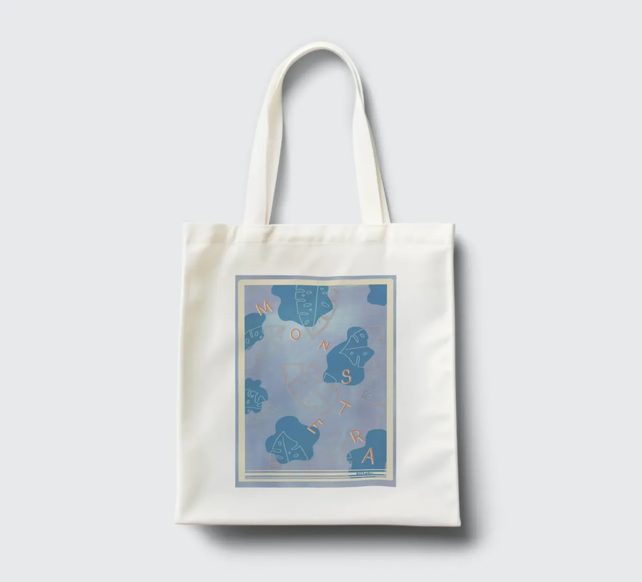 Monstera Liebe borsa in juta da Beeeplan