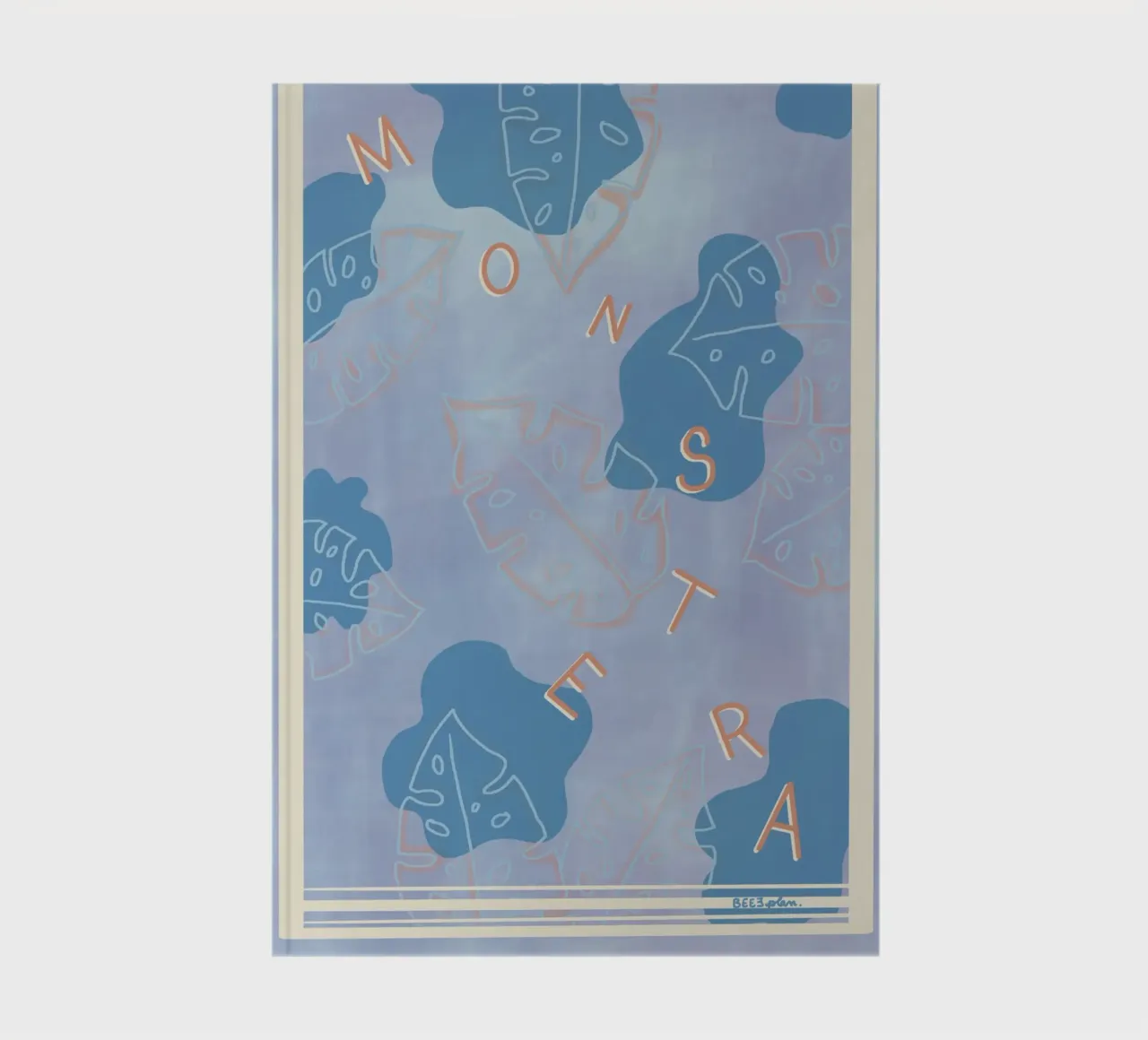 Monstera Liebe notebook by Beeeplan