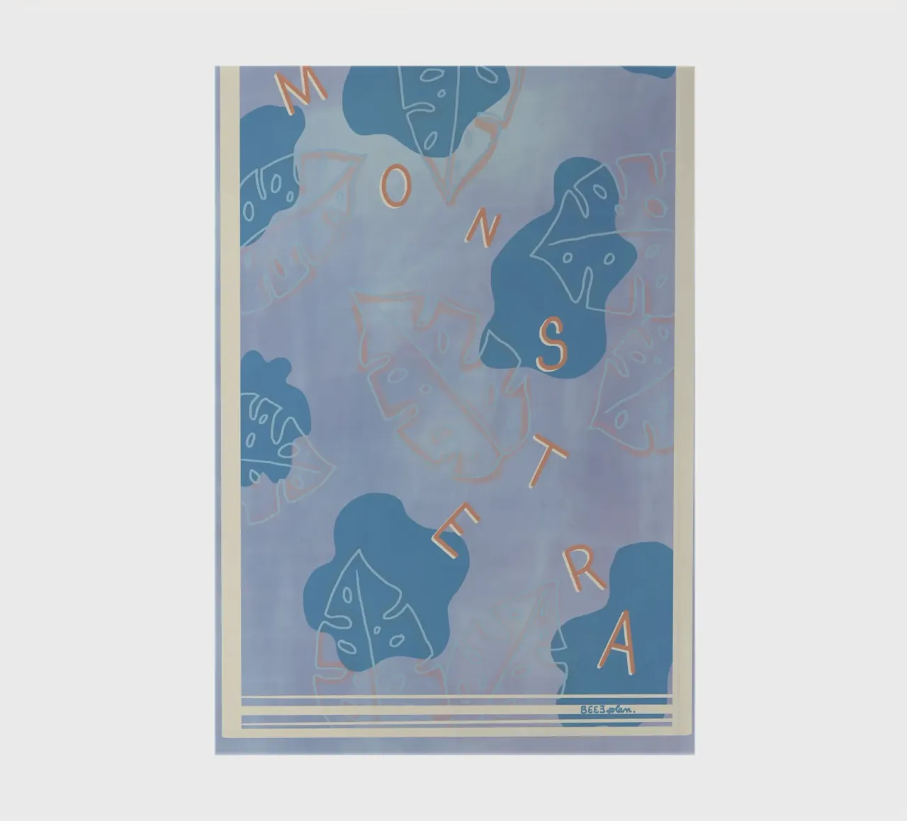 Monstera Liebe notebook by Beeeplan