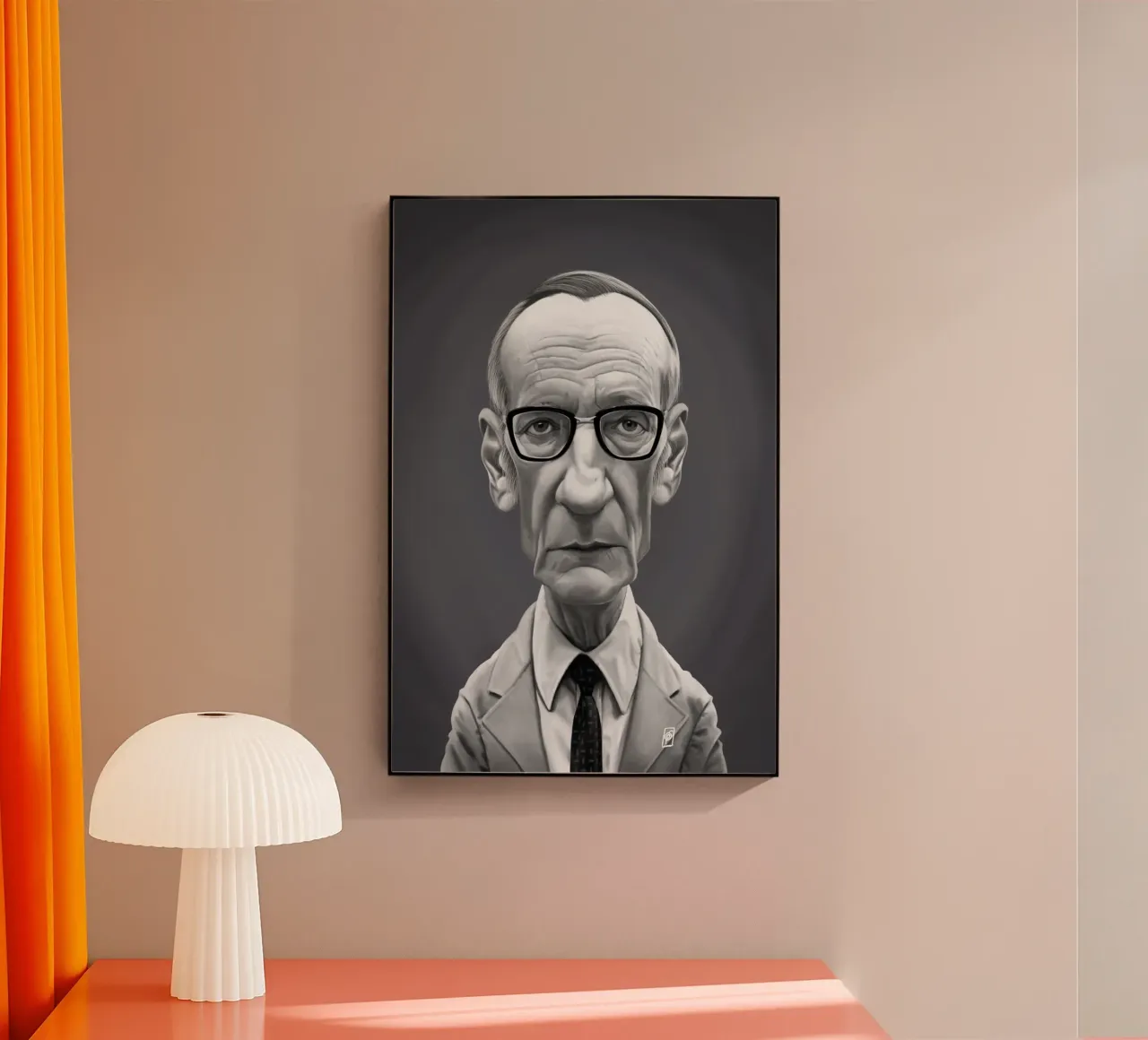 William Borough plexiglass da Rob Art | Illustration