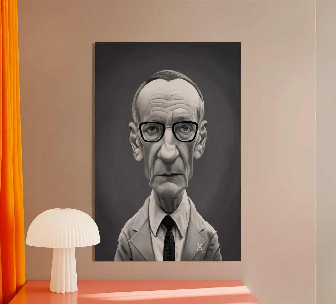 William Borough plexiglass da Rob Art | Illustration