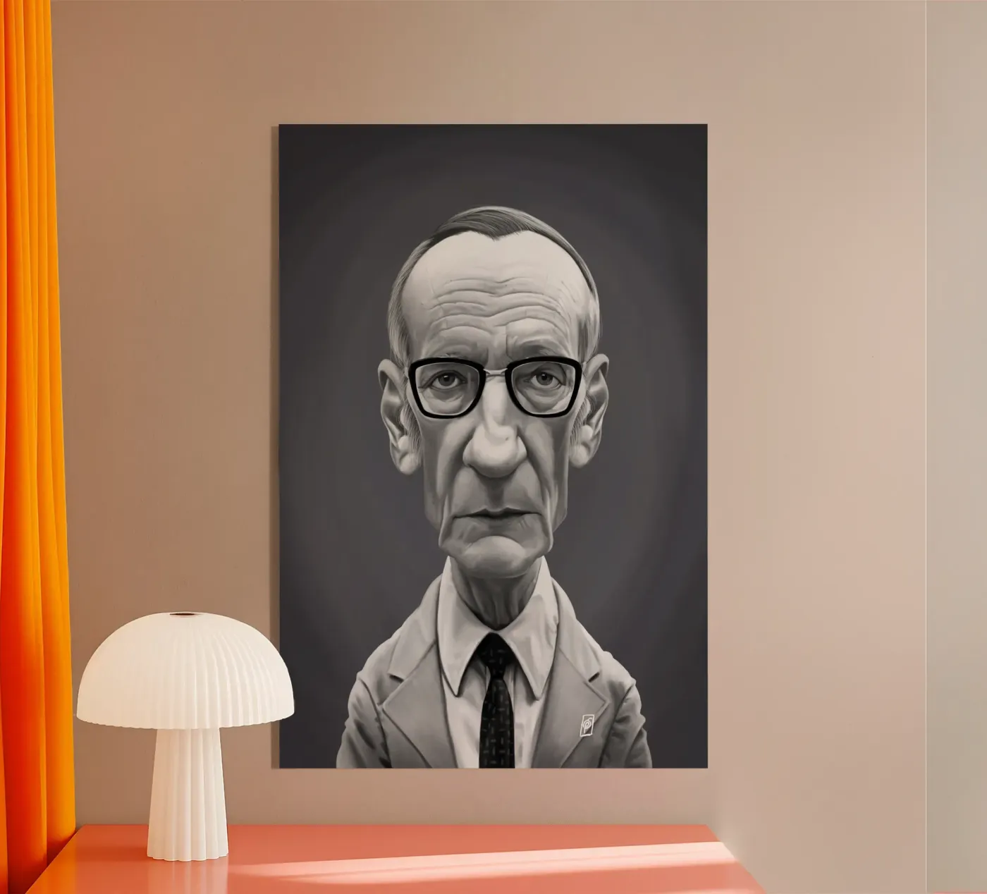 William Borough plexiglass da Rob Art | Illustration