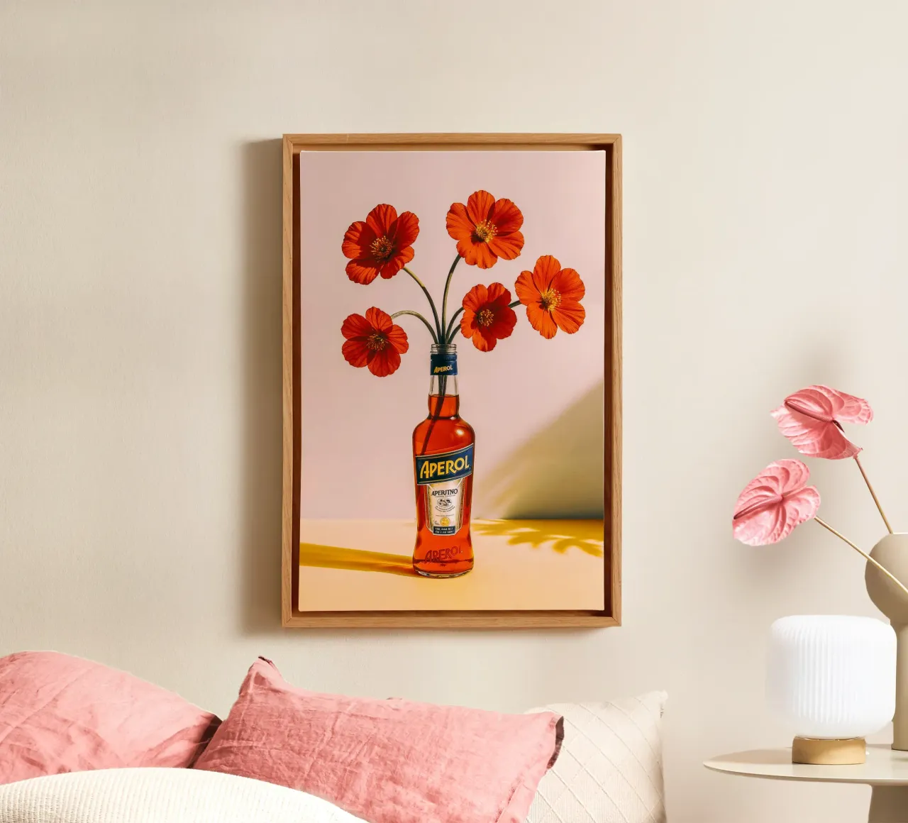 Aperitivo in Full Bloom canvas van BLICKPUNKT