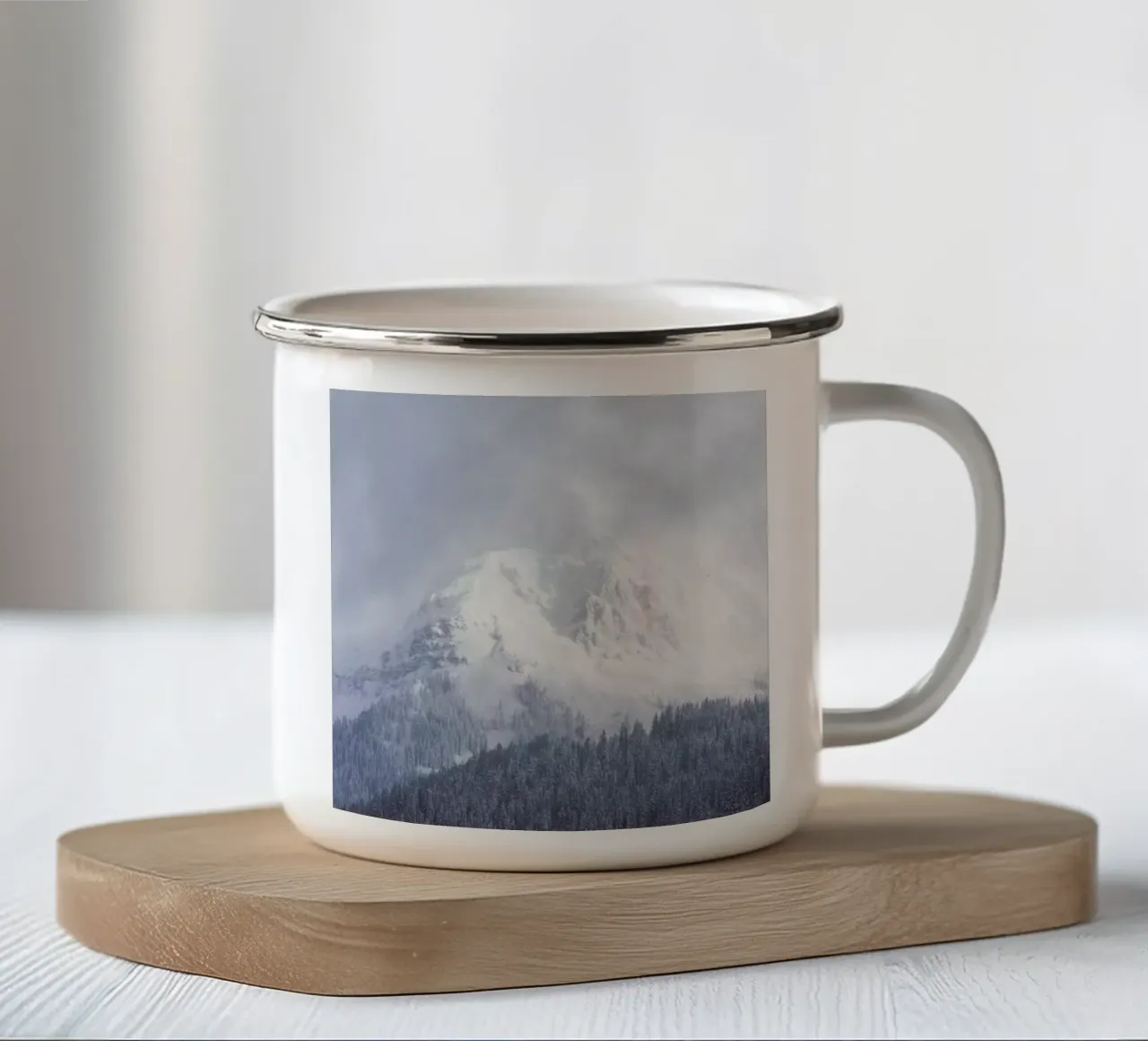 Hello Hochkönig tazza in smalto da Nur Mut