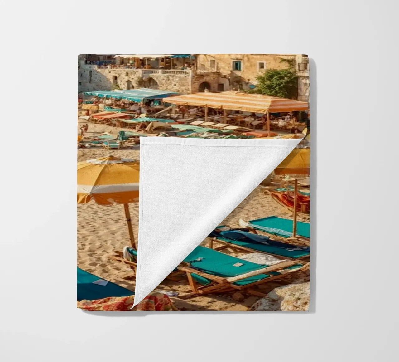 Amalfi Dreams & Sunbeams beach towel by BLICKPUNKT