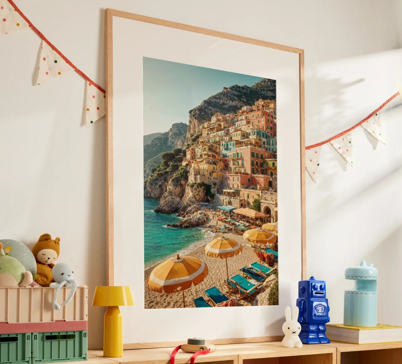 Sogni e raggi di sole di Amalfi poster da BLICKPUNKT