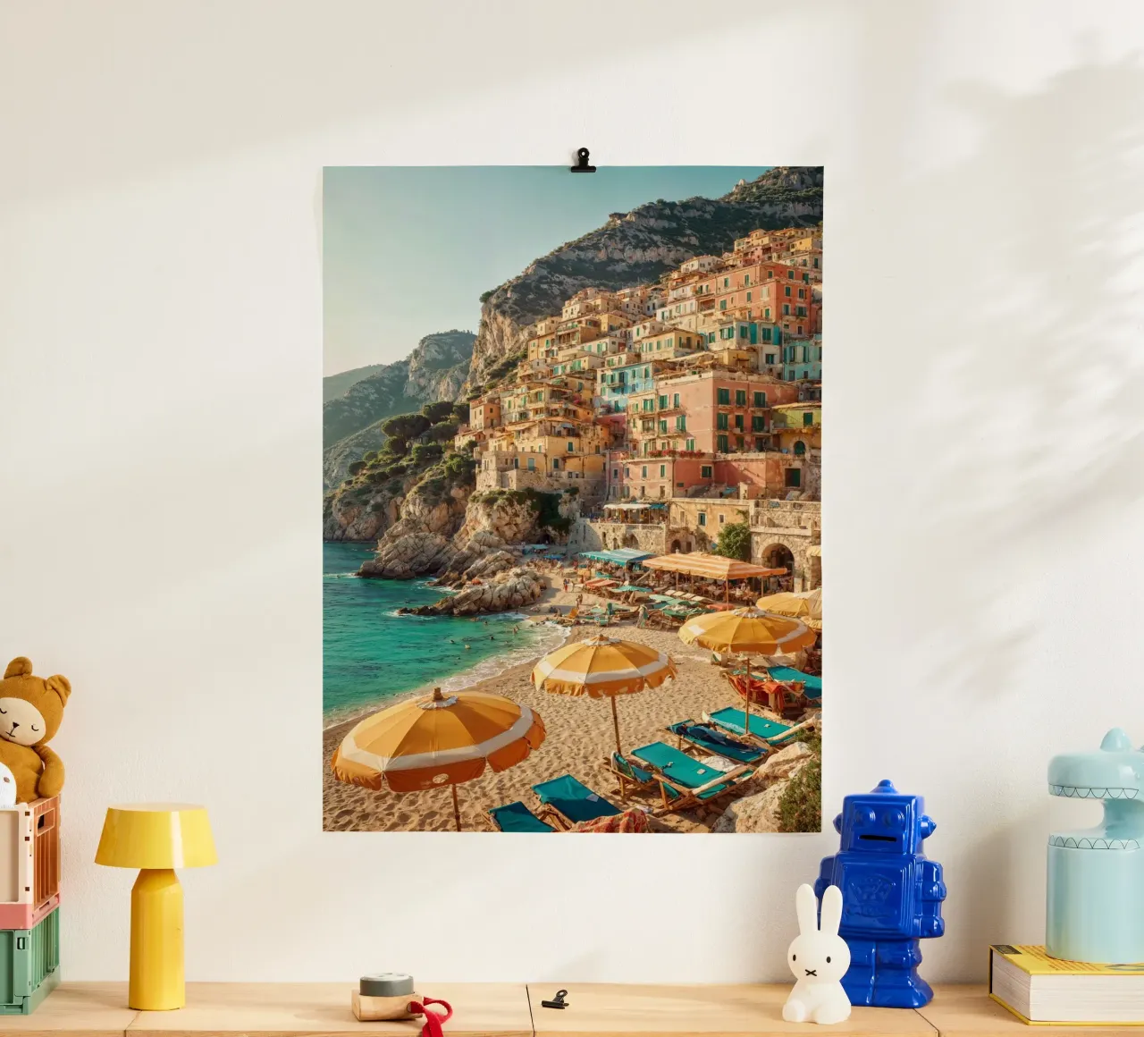 Sogni e raggi di sole di Amalfi poster da BLICKPUNKT