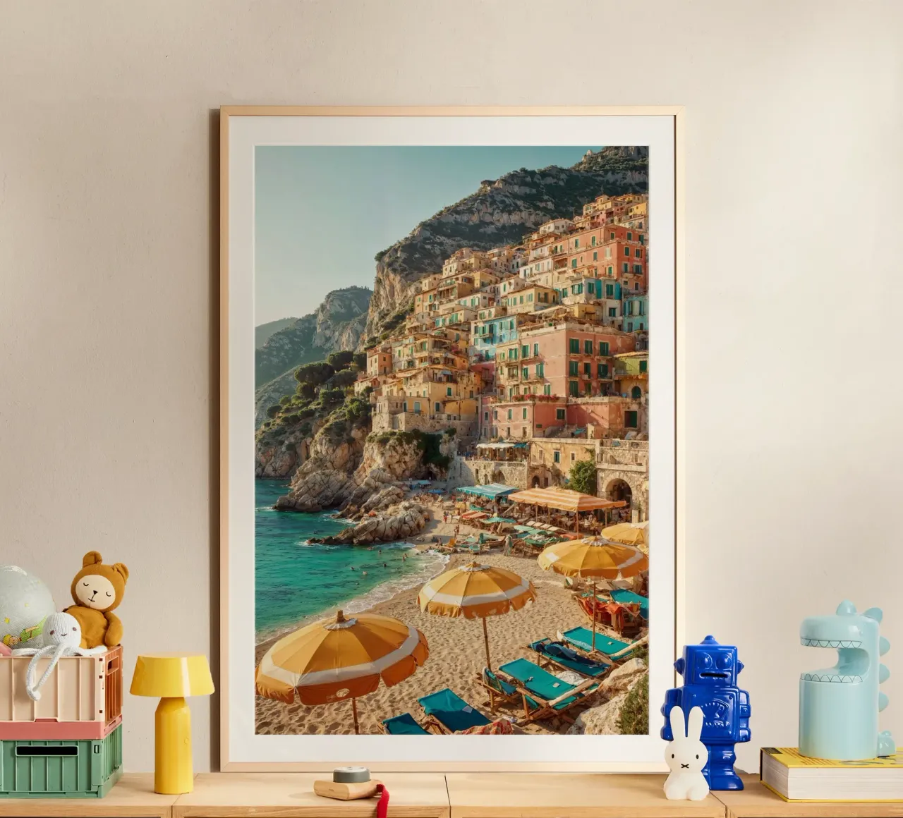 Sogni e raggi di sole di Amalfi poster da BLICKPUNKT