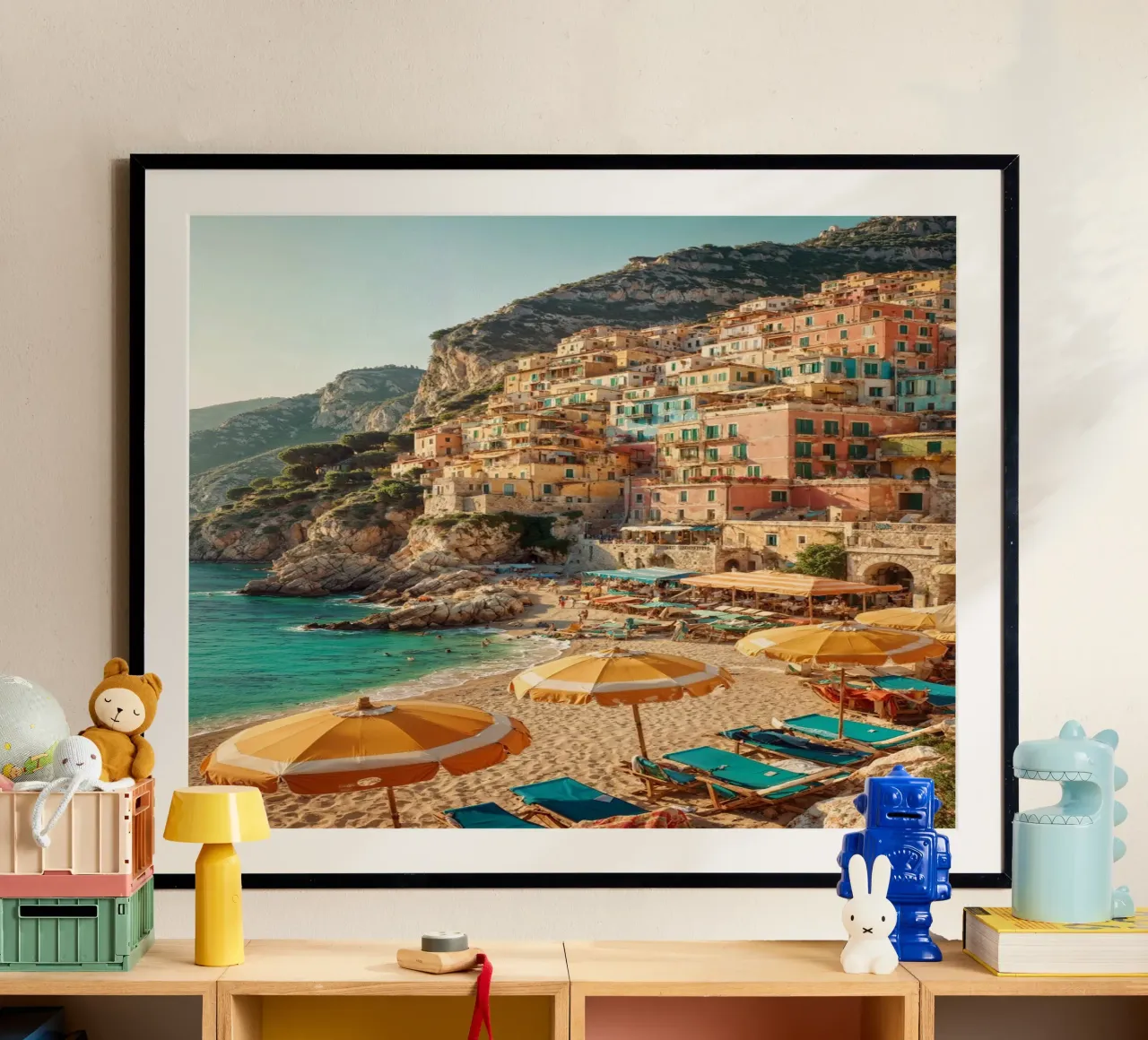 Sogni e raggi di sole di Amalfi poster da BLICKPUNKT