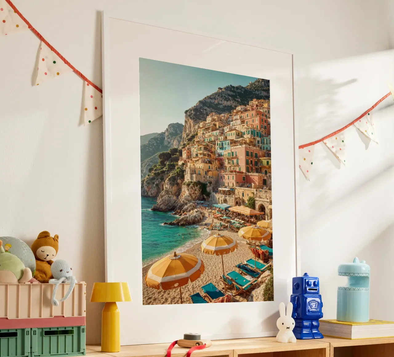 Sogni e raggi di sole di Amalfi poster da BLICKPUNKT