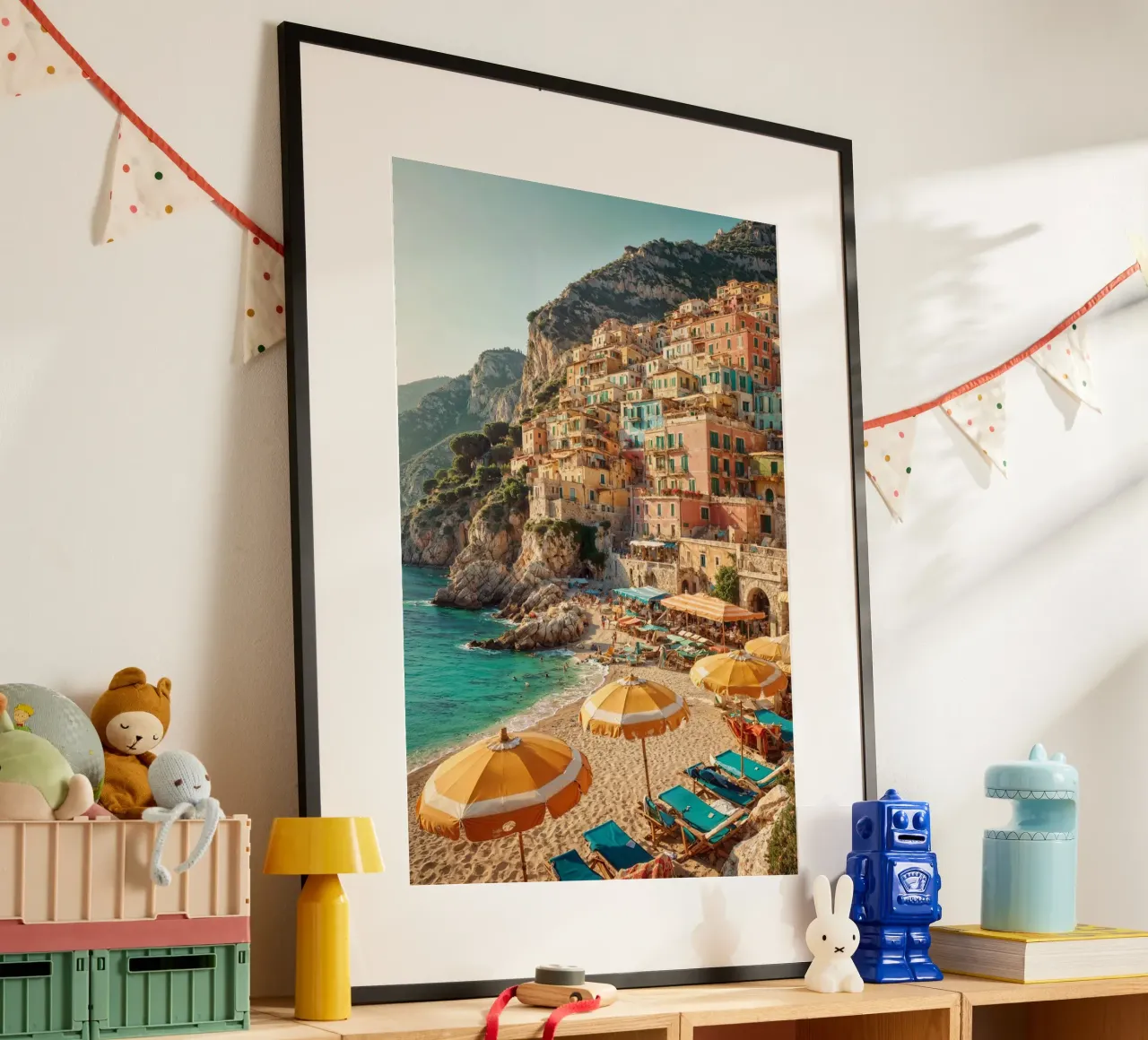 Sogni e raggi di sole di Amalfi poster da BLICKPUNKT