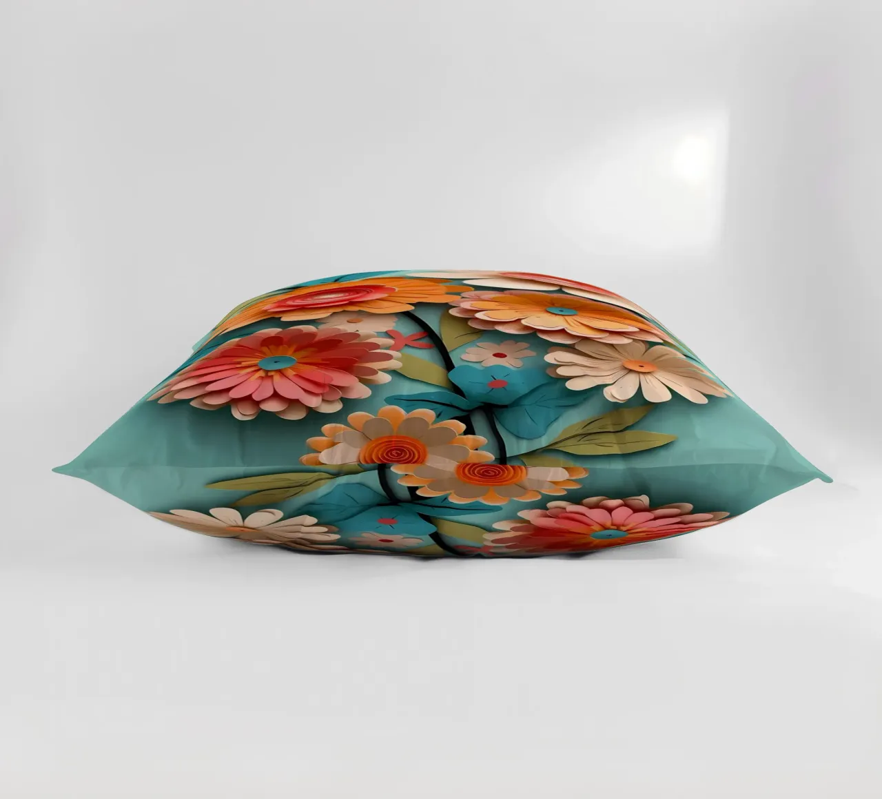 Fiori di carta retrò cuscino da diedrich
