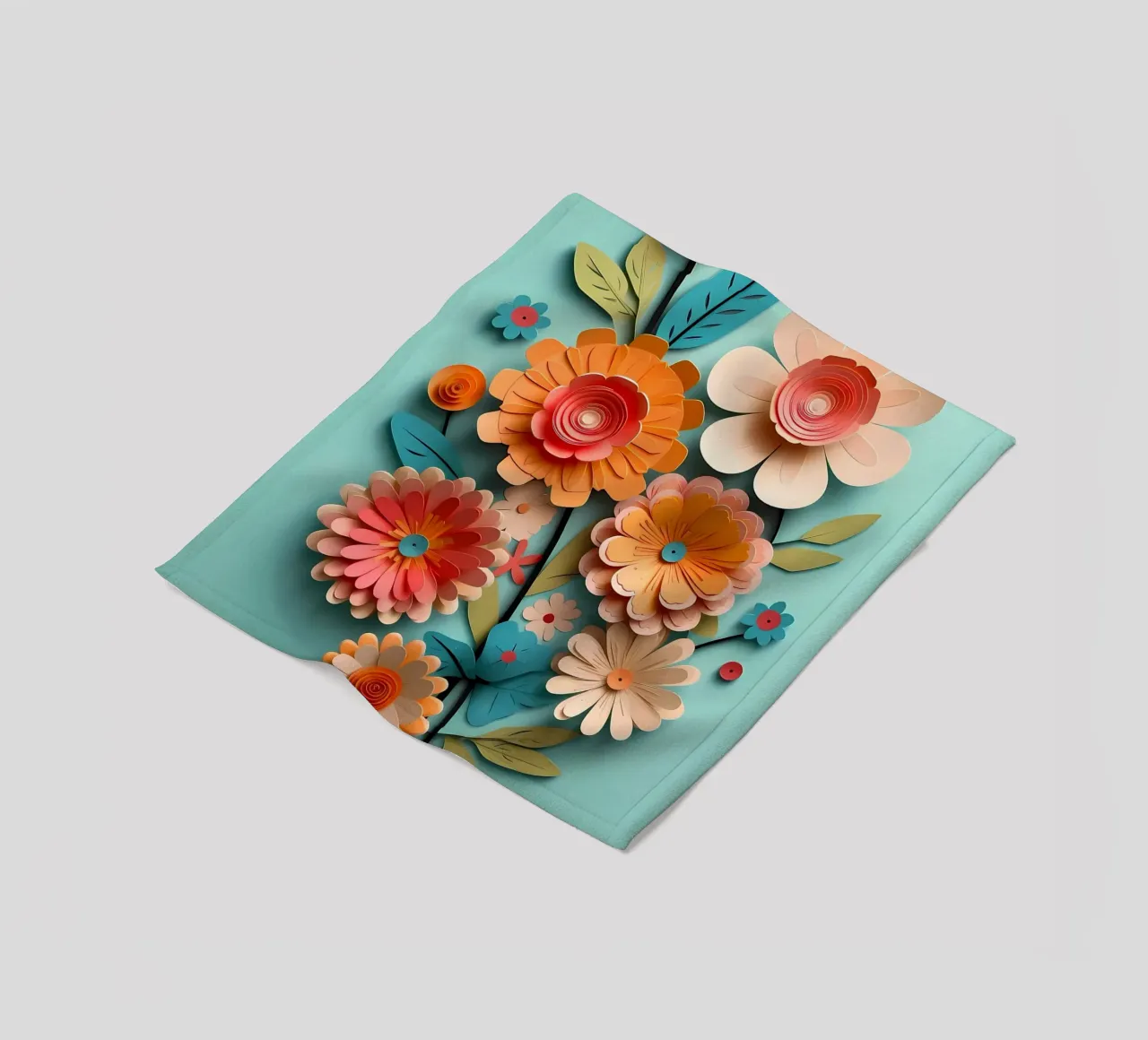 Fiori di carta retrò coperta in pile da diedrich