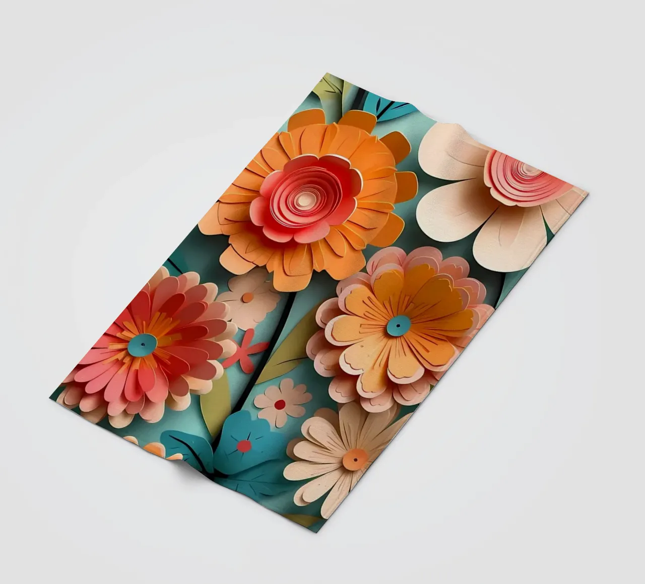 Fiori di carta retrò coperta in pile da diedrich