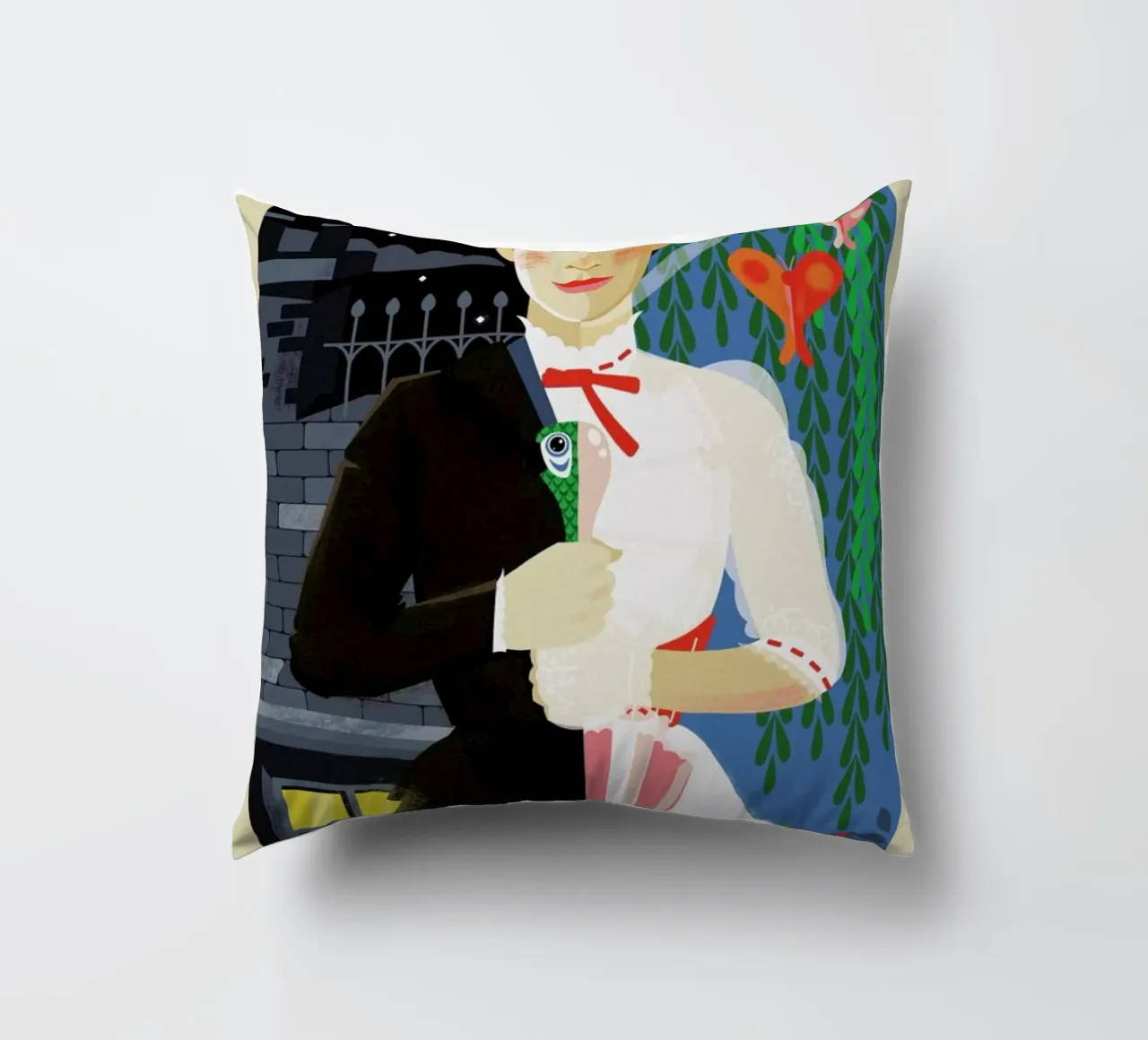 Mary Poppins decorative cushion by Danny Haas