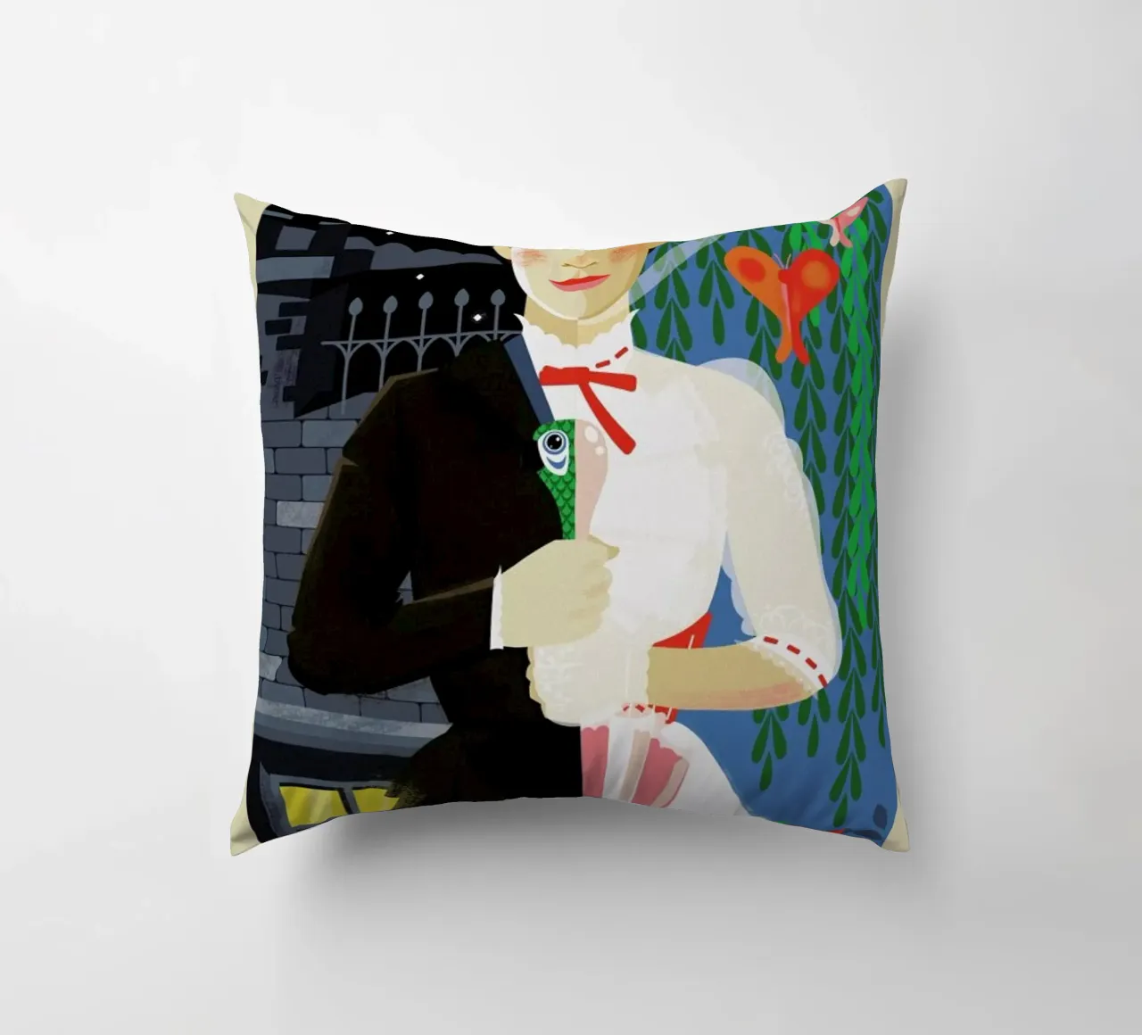 Mary Poppins decorative cushion by Danny Haas