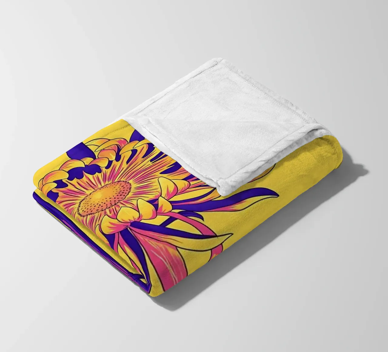 Fiore retrò Popart coperta in pile da diedrich