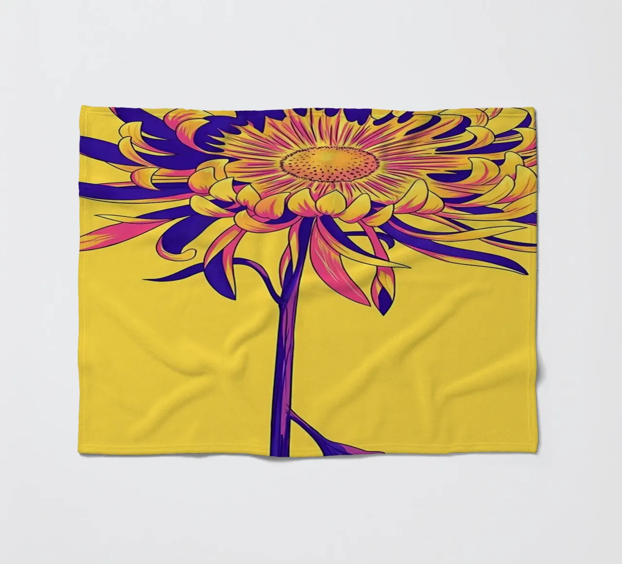 Fiore retrò Popart coperta in pile da diedrich