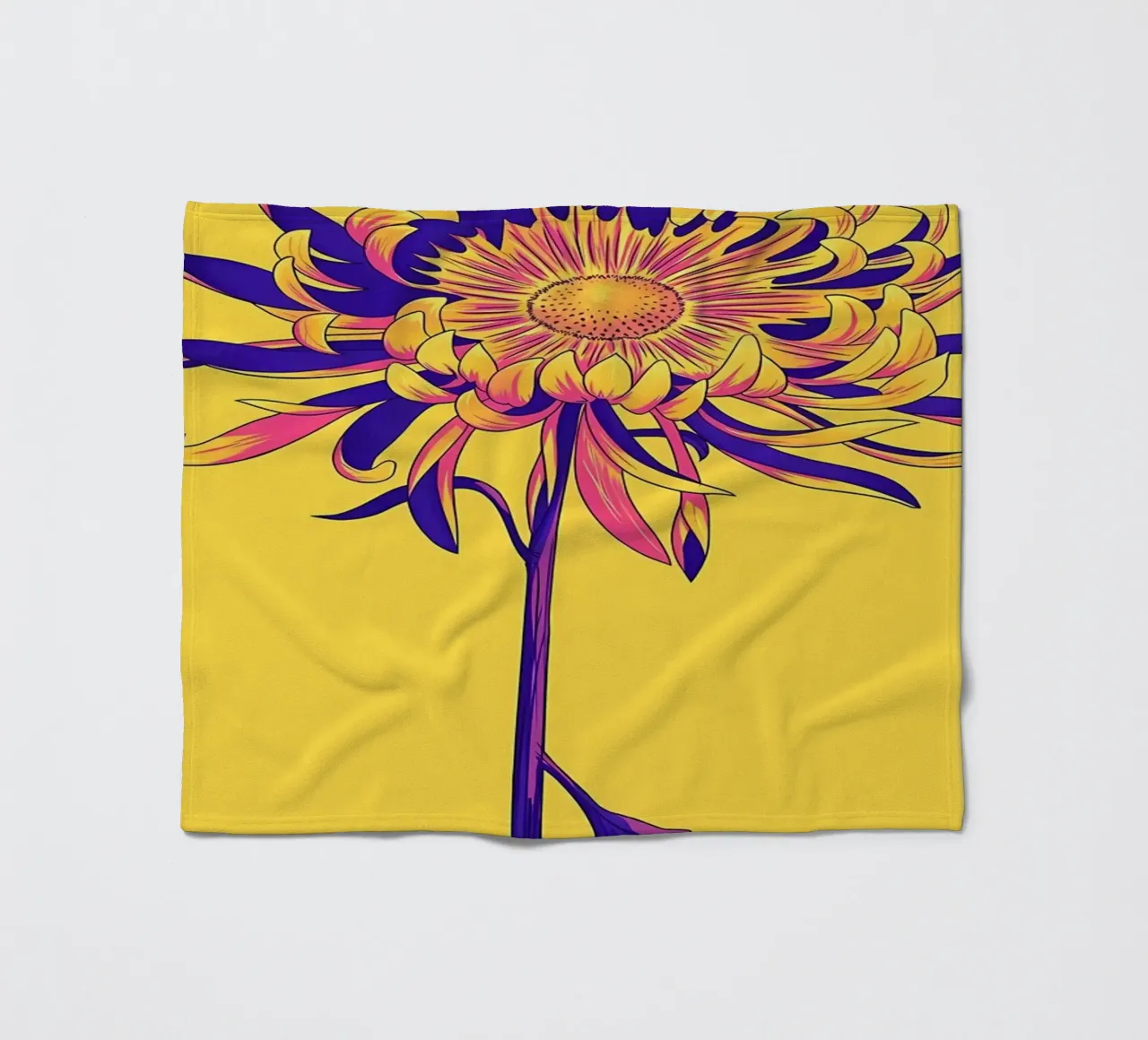Fiore retrò Popart coperta in pile da diedrich