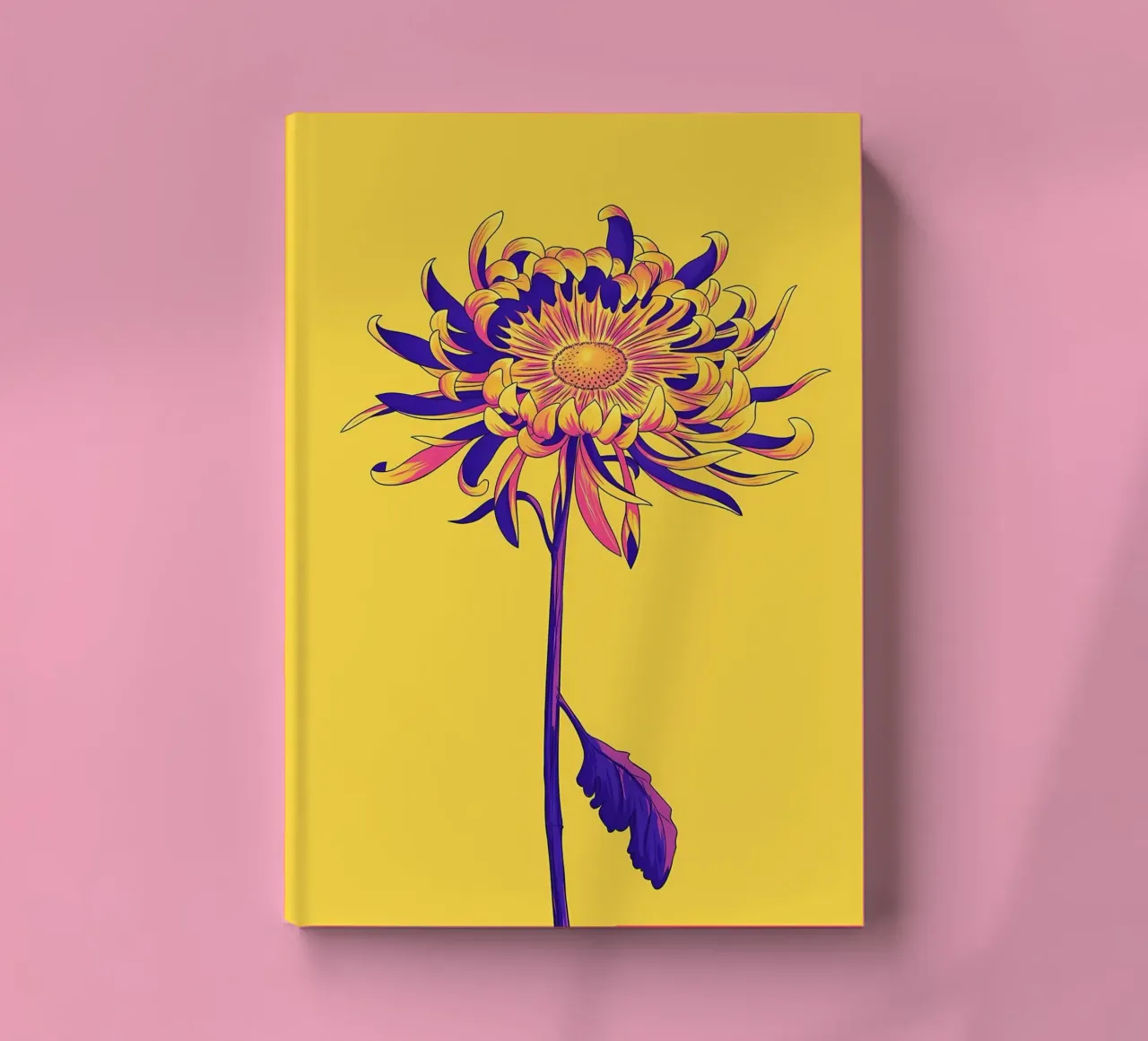 Flower Retro Popart notebook by diedrich