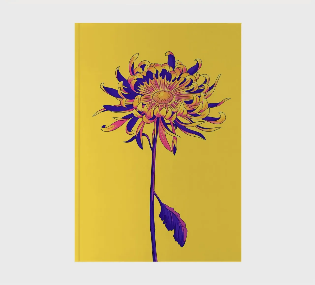 Flower Retro Popart notebook by diedrich