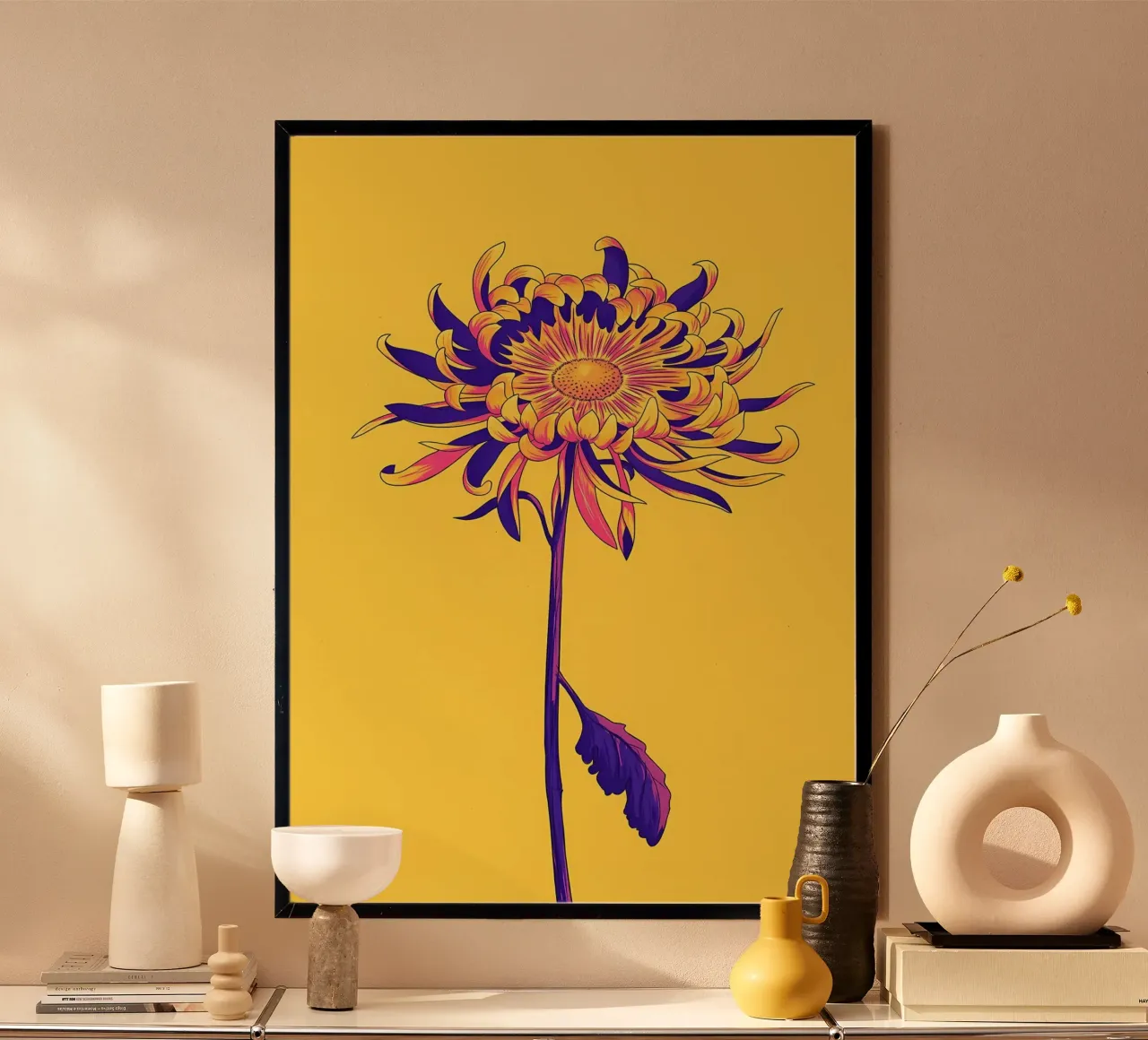 Fiore retrò Popart carta hahnemühle da diedrich