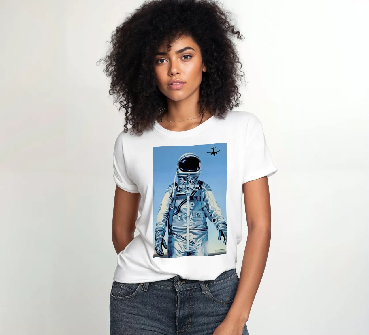 Under the Flight Path t-shirt da donna da Scott Listfield