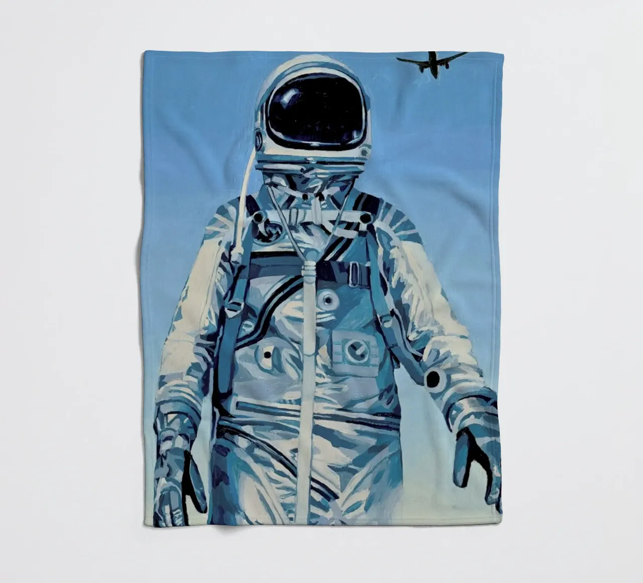 Under the Flight Path fleece blanket by Scott Listfield