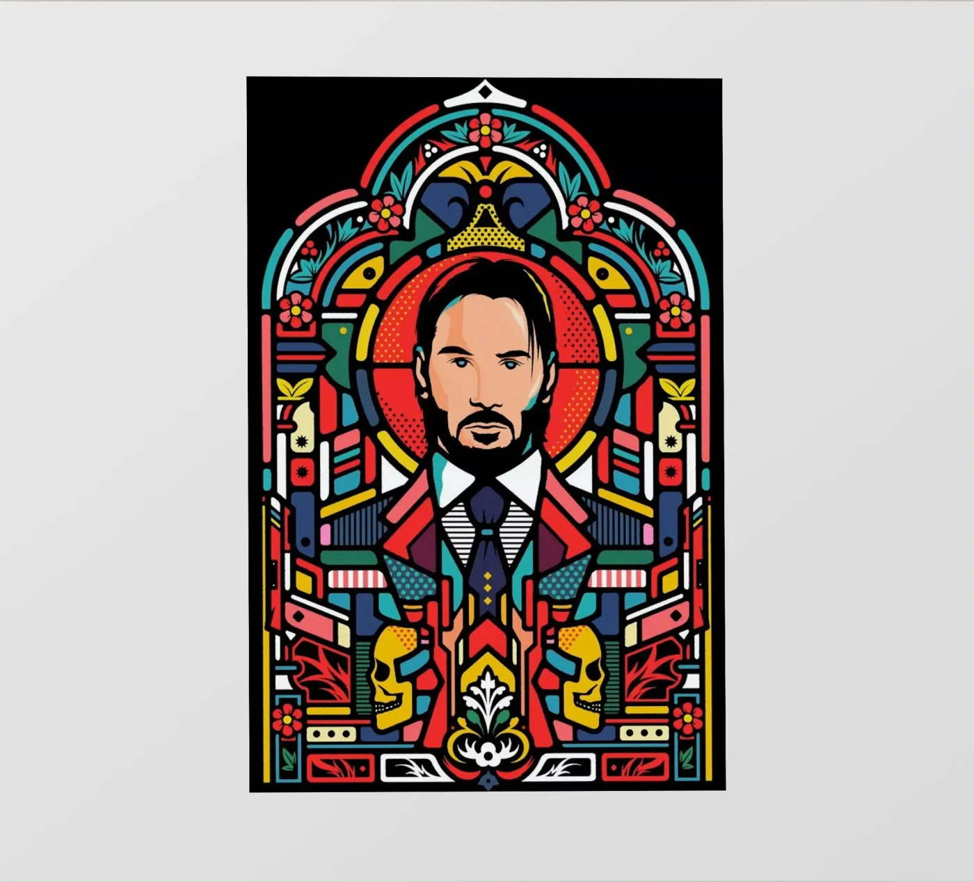 John Wick pellicola backlit da Van Orton Design