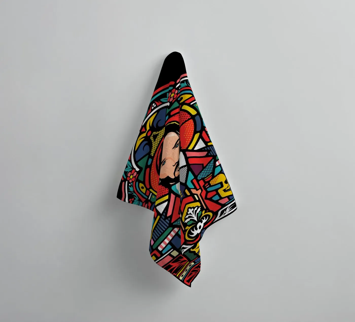 John Wick badhanddoek van Van Orton Design
