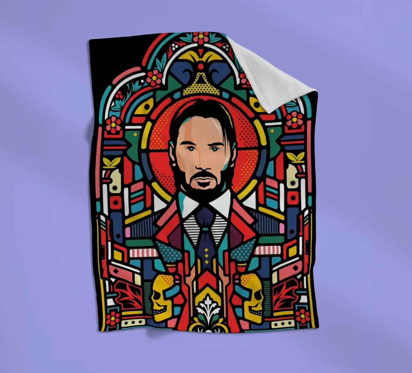John Wick Fleecedecke von Van Orton Design