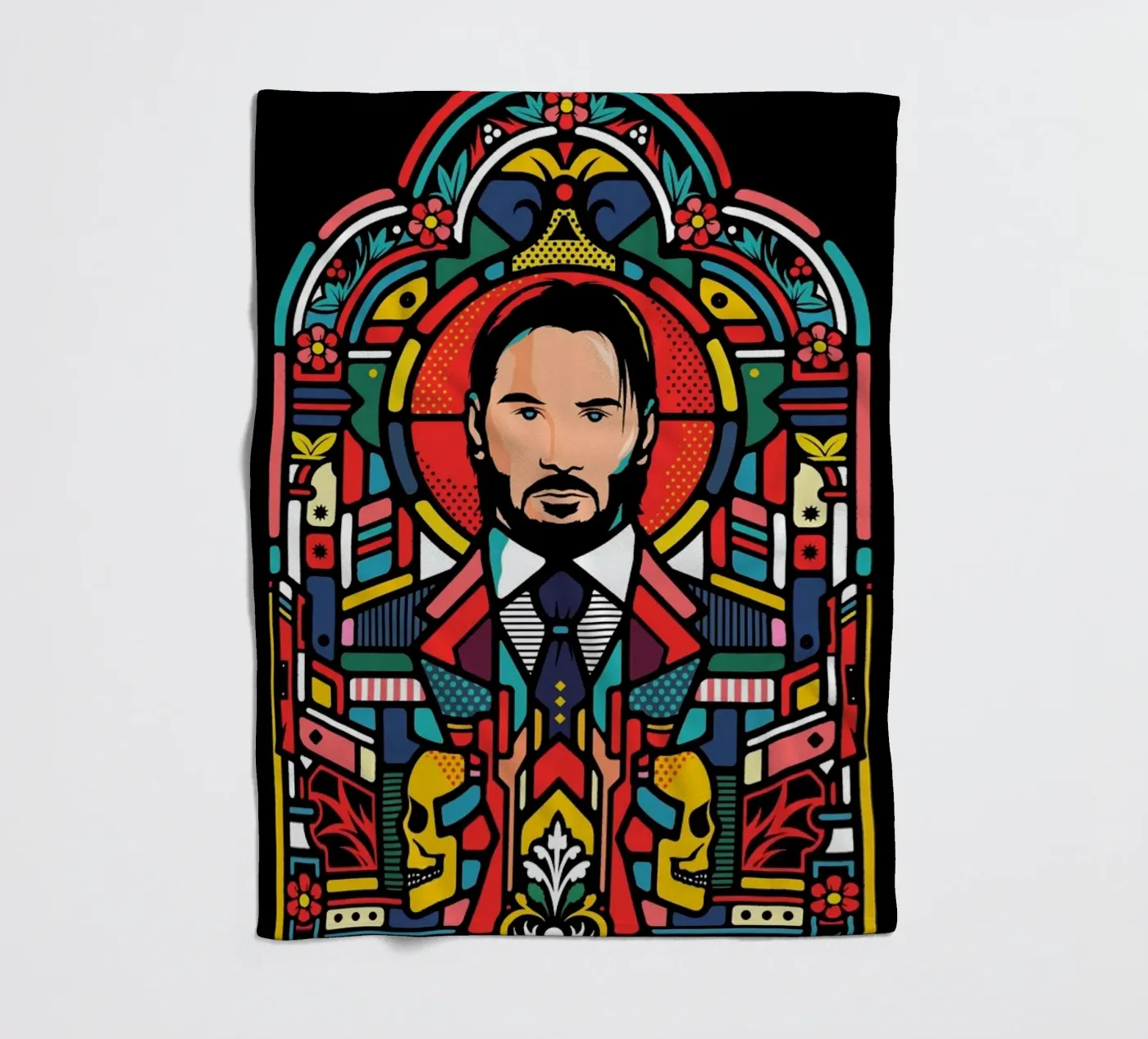 John Wick Fleecedecke von Van Orton Design