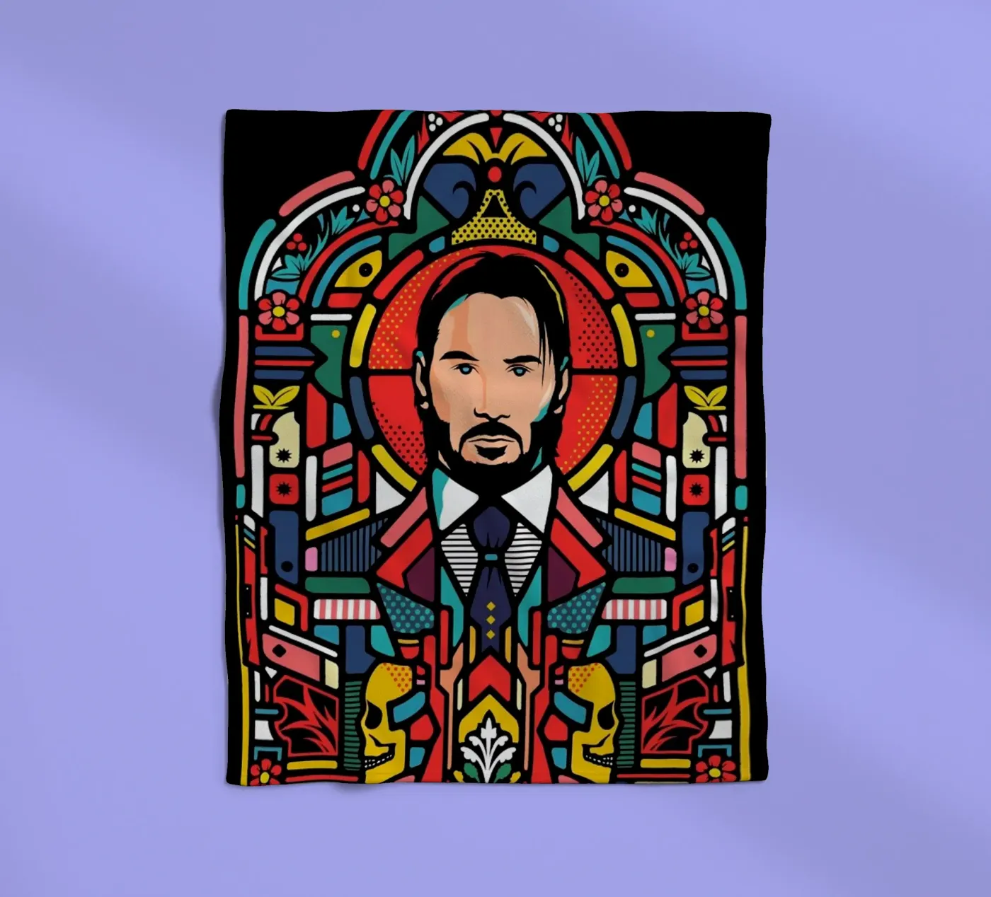 John Wick Fleecedecke von Van Orton Design