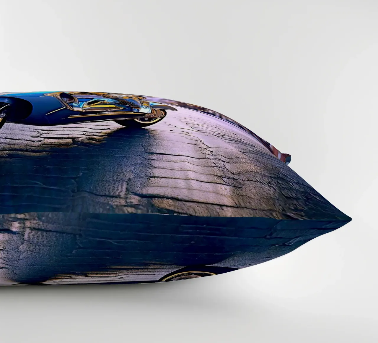 ROBOT EN SCOOTER BLEU. VIOLET cuscino da Thierry vobmann photography