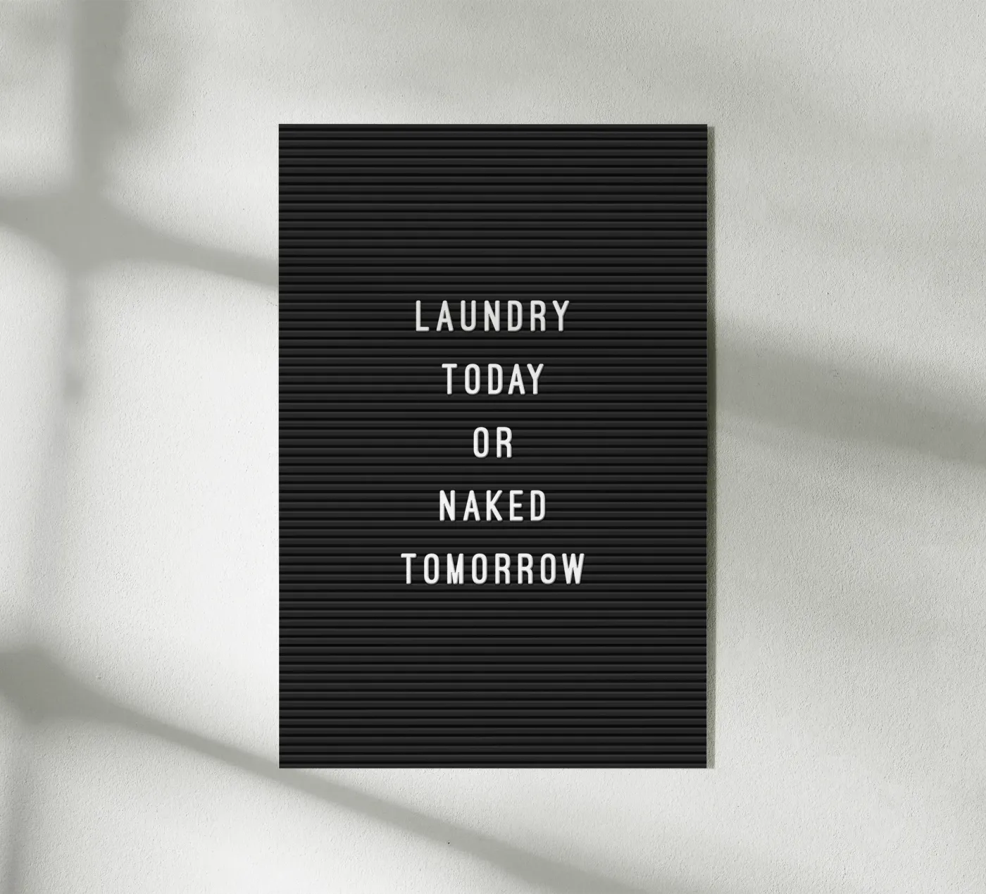 Letterboard Laundry plexiglass da Hafenkönigin