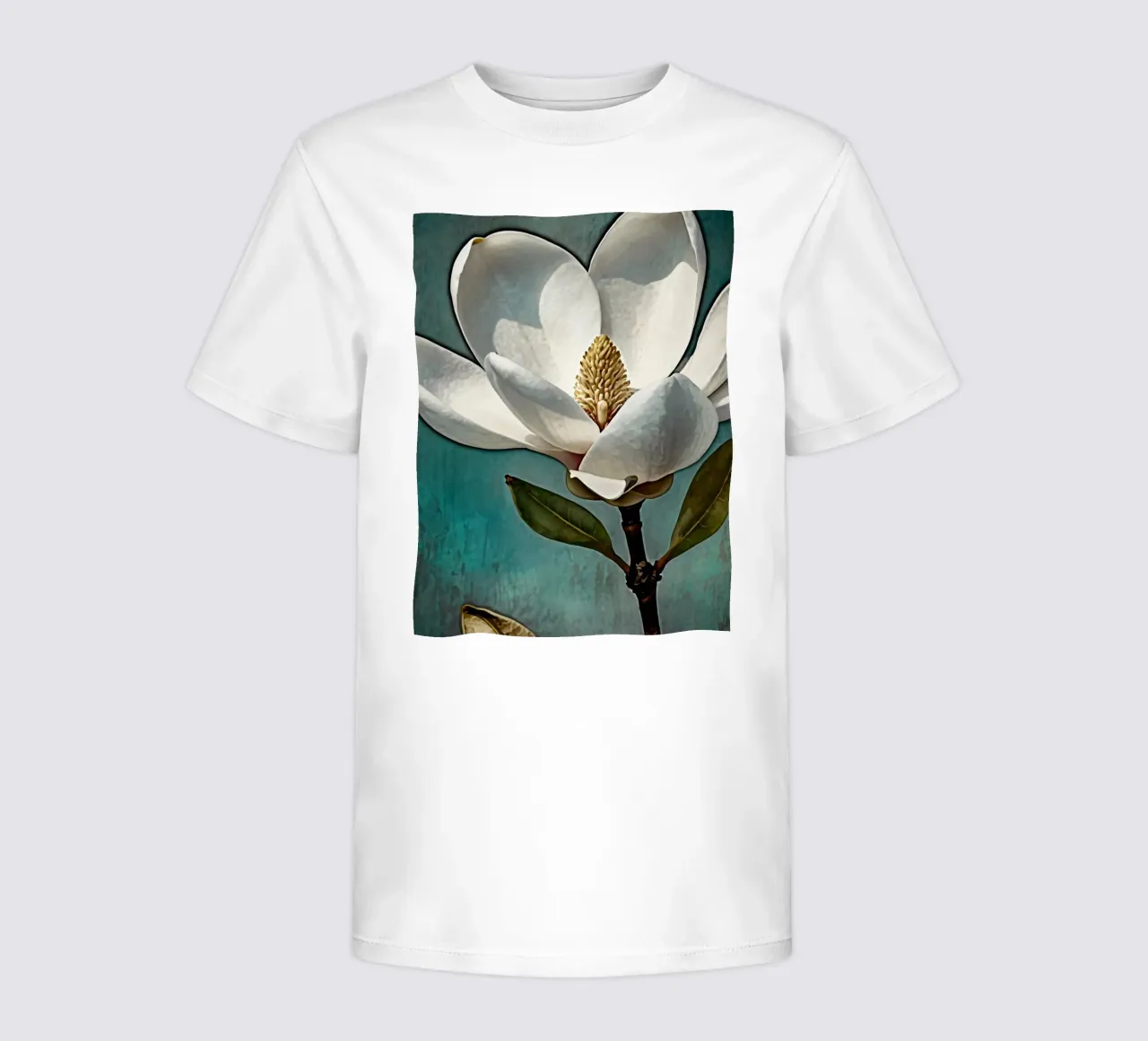 Schöne Magnolienblüte in voller Blüte Kinder T-Shirt von DesignDoodle
