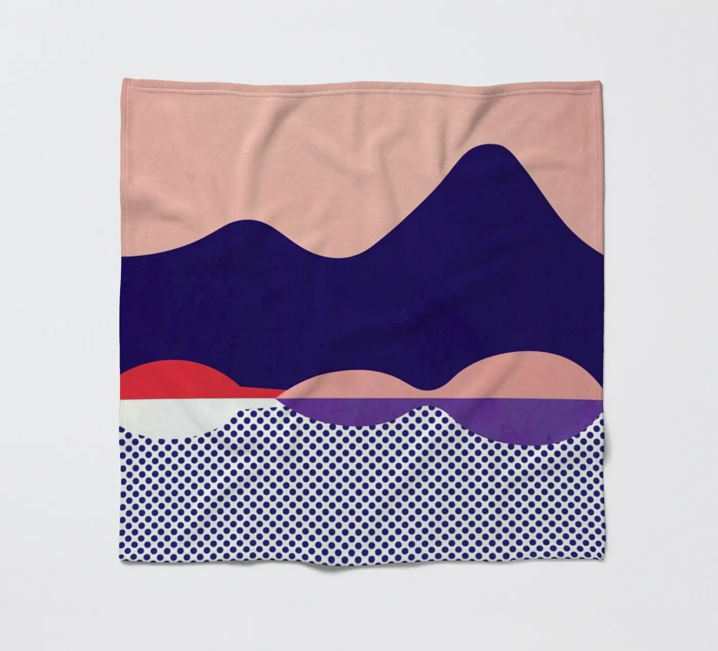 Lac du Bourget Fleecedecke von The Cartography Collection