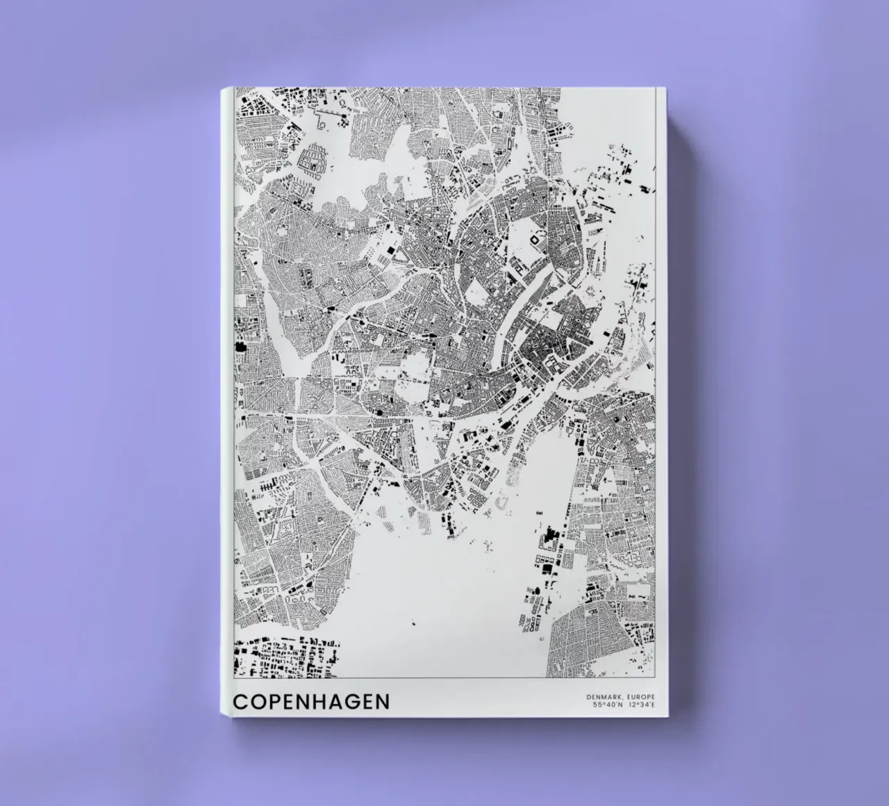 Copenhagen notebook by The Cartography Collection