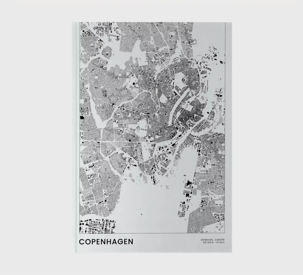 Copenhagen notebook by The Cartography Collection