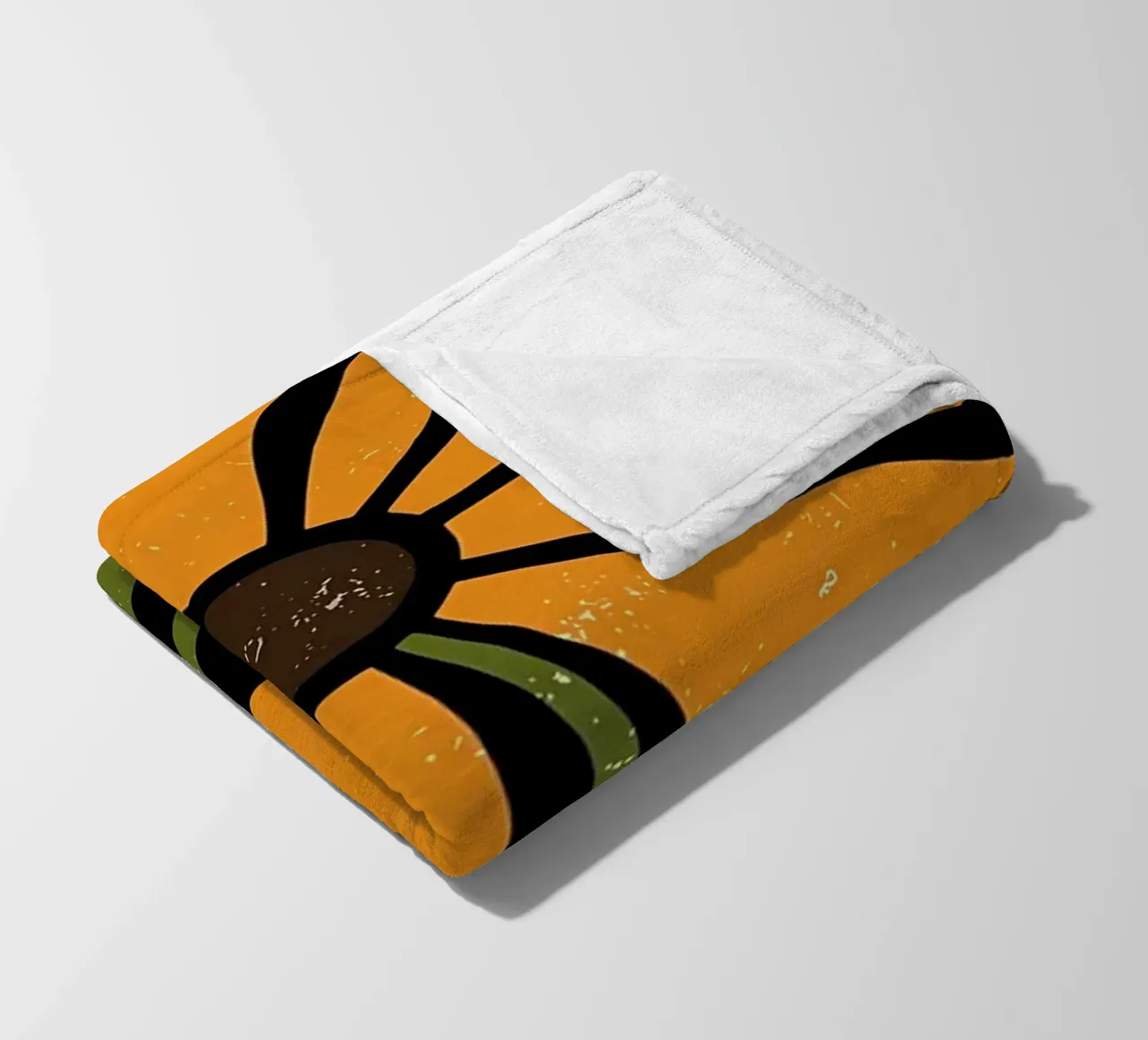 Illustrazione di fiori retrò coperta in pile da diedrich