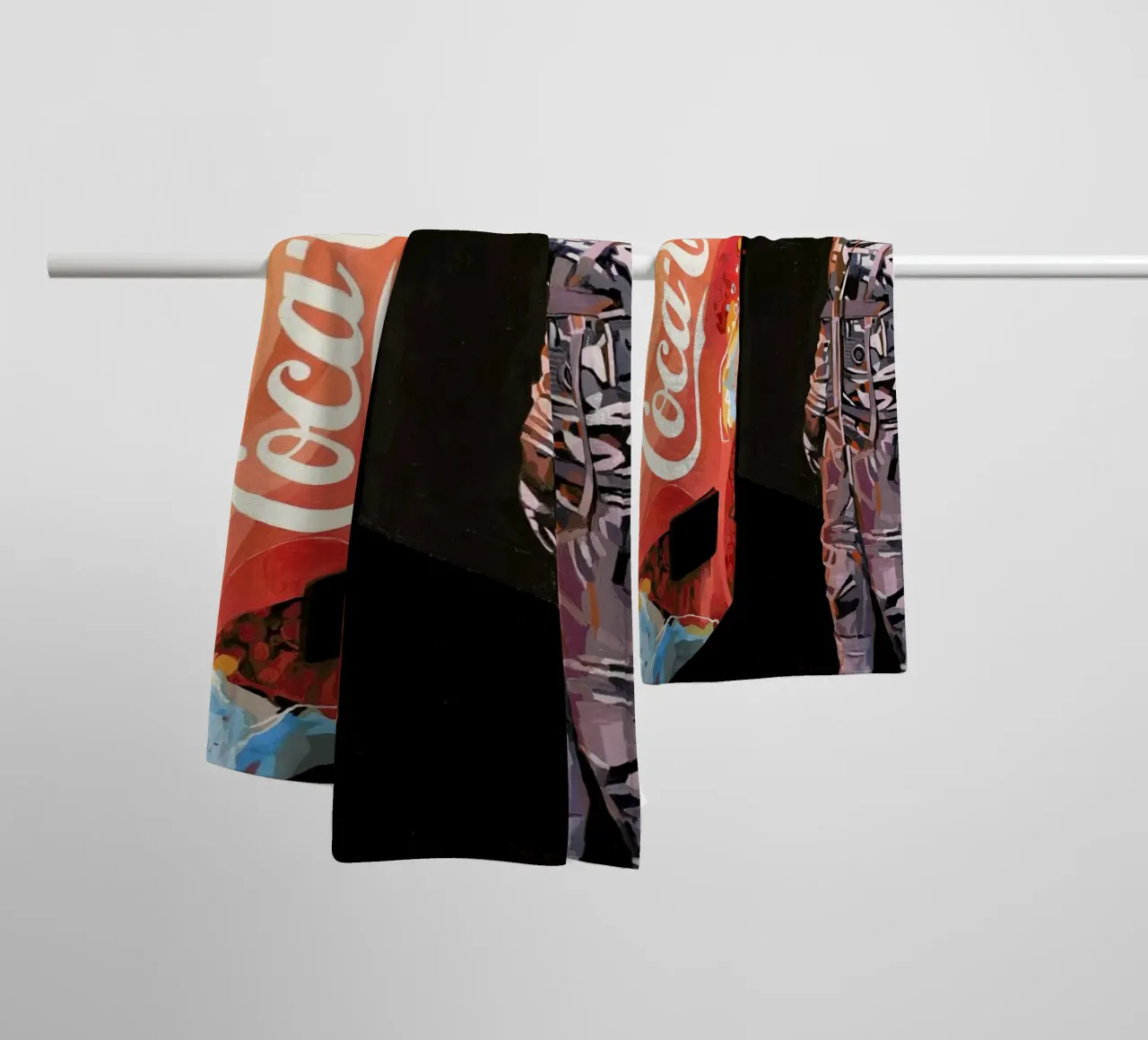 The Coke Machine Handtuch von Scott Listfield